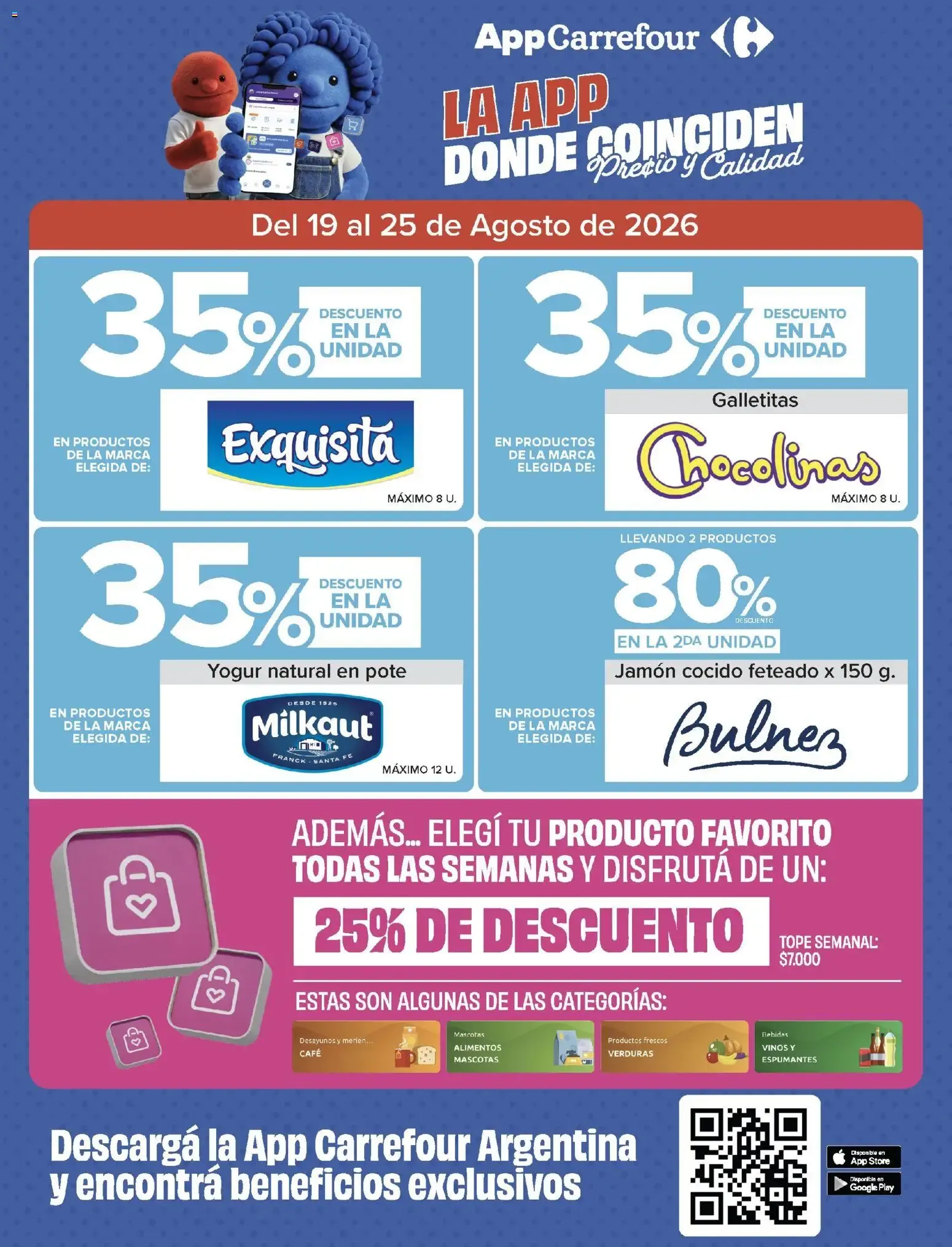 Ofertas de Carrefour Ahorro Gigante: Ofertas Hiper y Market 19 de agosto al 25 de agosto 2026 - Página 3 del catálogo