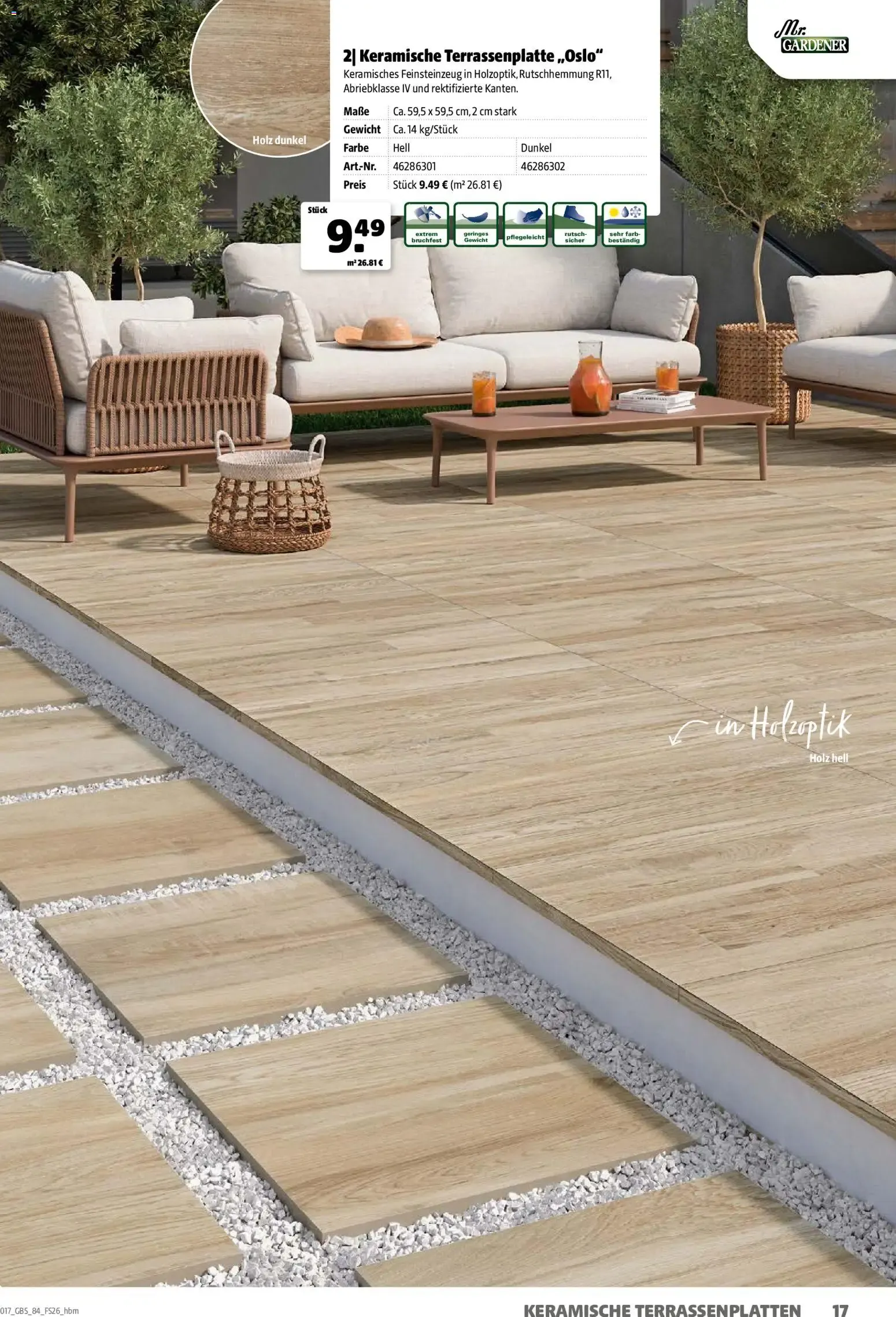 Hagebau Gartenbaustoffsortiment (ab 02.03.2026) zum Blättern von 2. März bis 31. Dezember 2026 - Prospekt seite 17