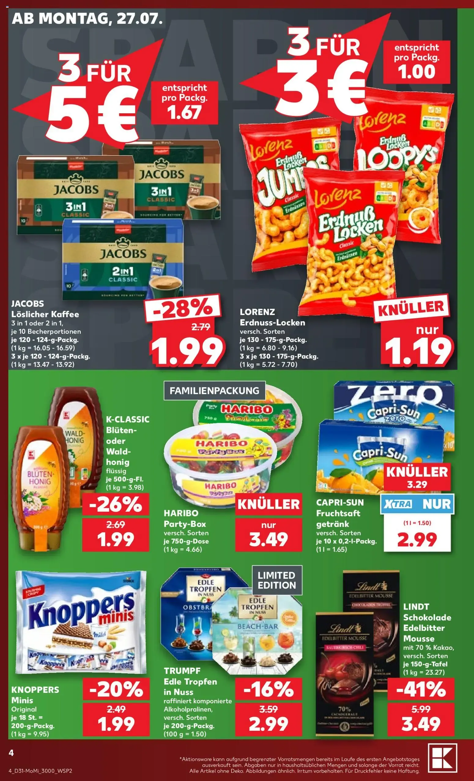 Kaufland - Richtig Sparen zum Wochenstart van 27 juli tot 29 juli 2026 - Folder pagina 4