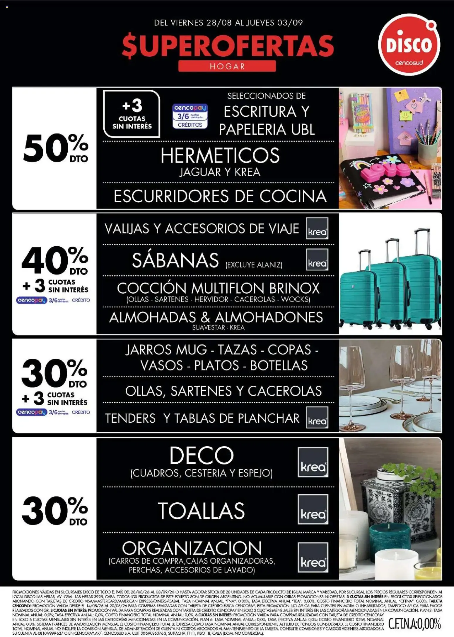 Ofertas de Disco Superofertas Hogar 28 de agosto al 2 de septiembre 2026 - Página 3 del catálogo