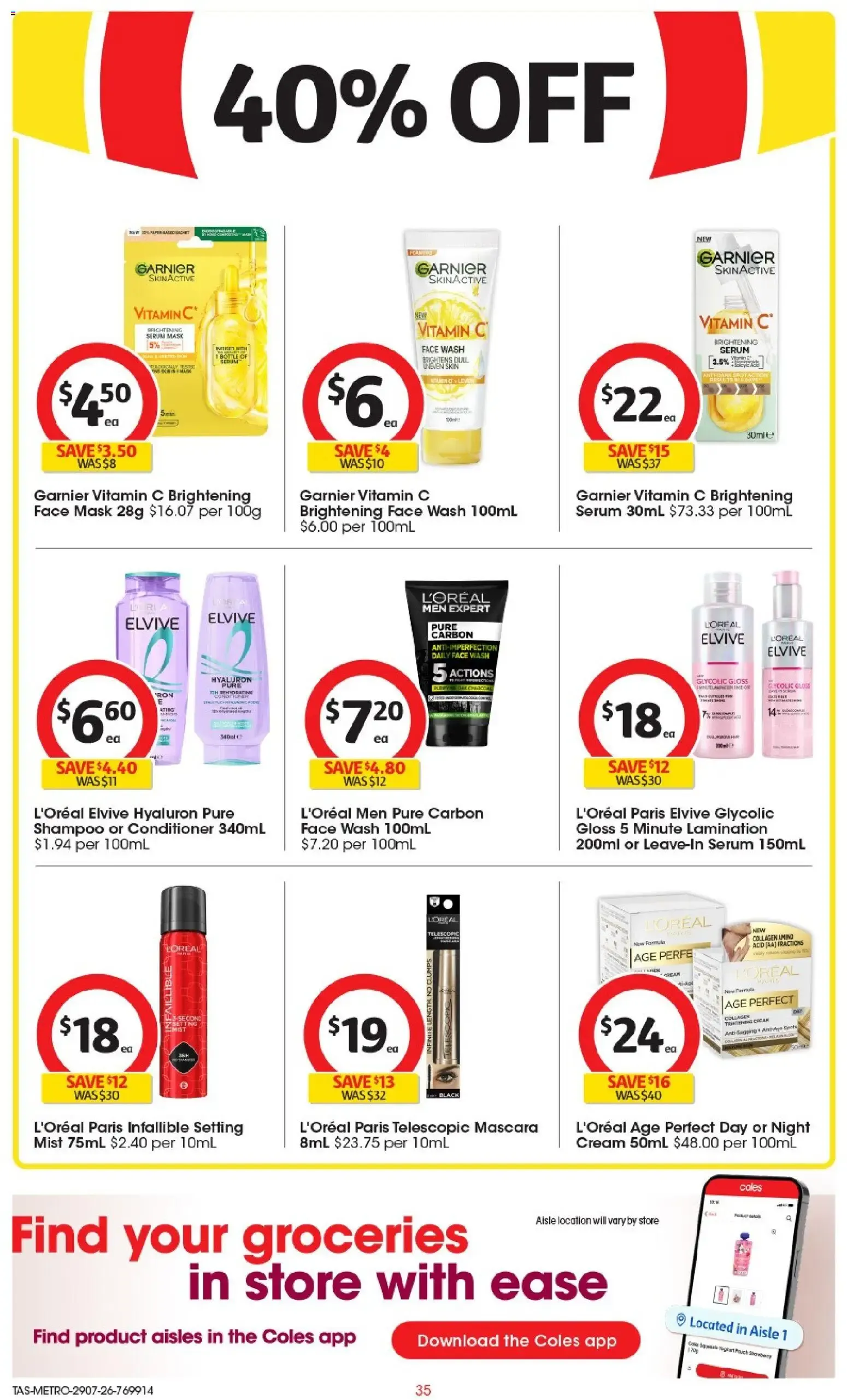 Coles catalogue valid from 29/07/2026 > Online Australia - Catalogue valid from 29 July to 4 August 2026 - page 35