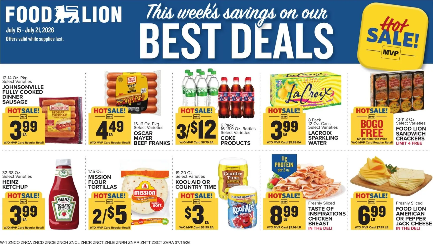 Weekly ad Food Lion Sunny Savings for Summer Hot Sale from July 15 to July 21 2026 - Page 15