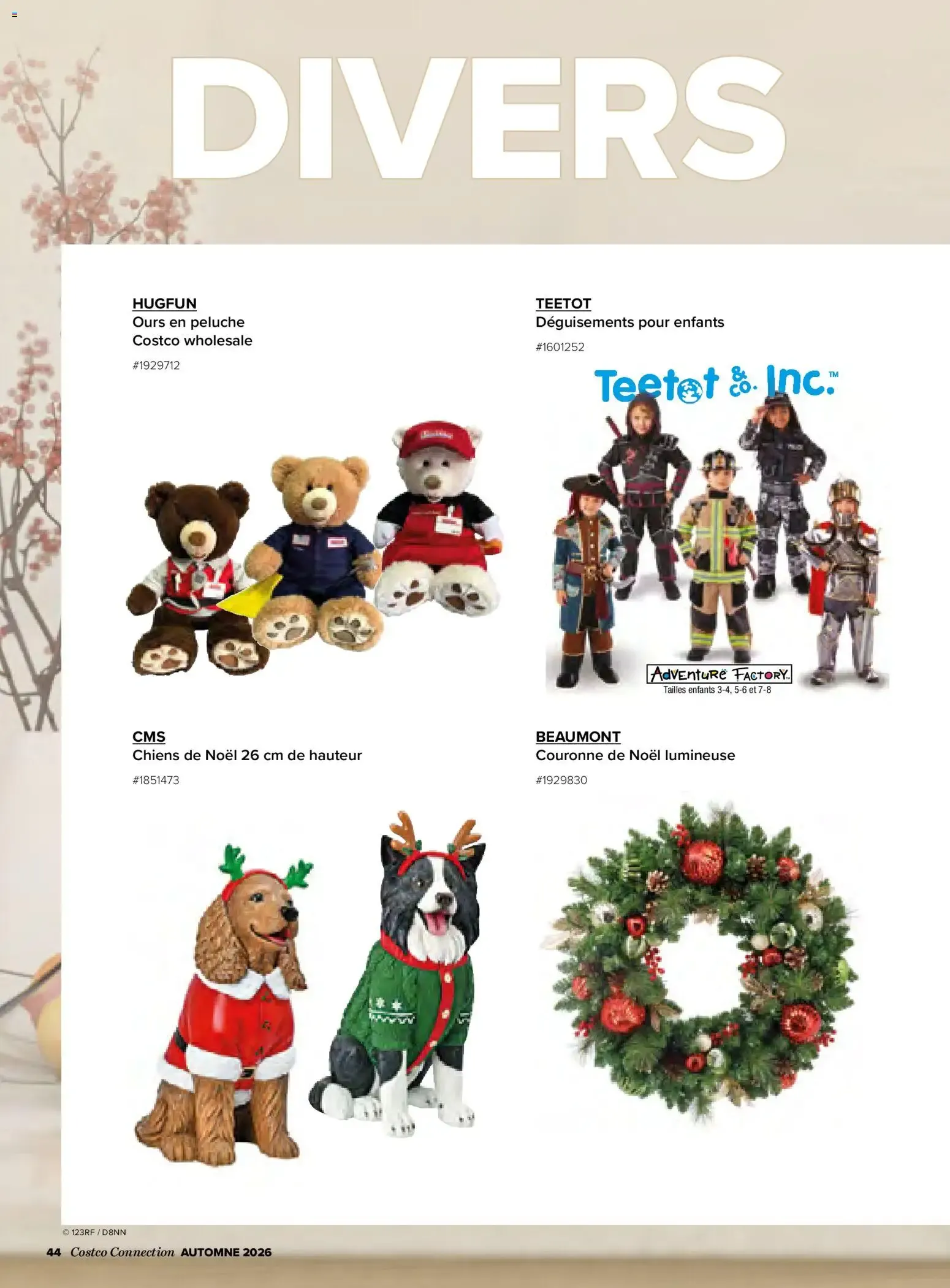 Costco Connection à partir du 28/09/2026 - promo en ligne du 28 septembre au 2 novembre 2026 - Catalogue page 44