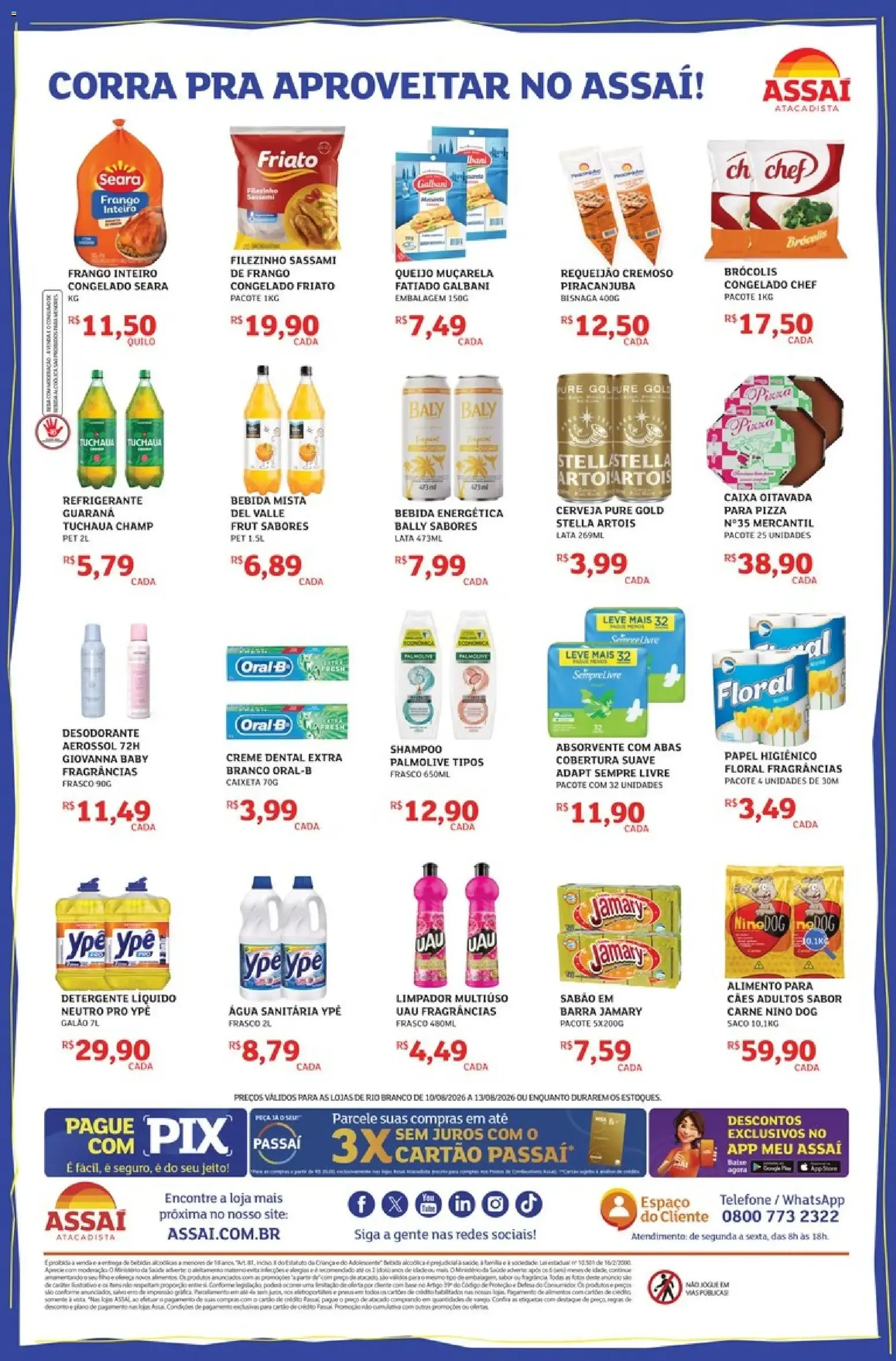 Encarte de Giro da Economia Assaí Atacadista 10 de agosto até 13 de agosto 2026 - Pagina 2