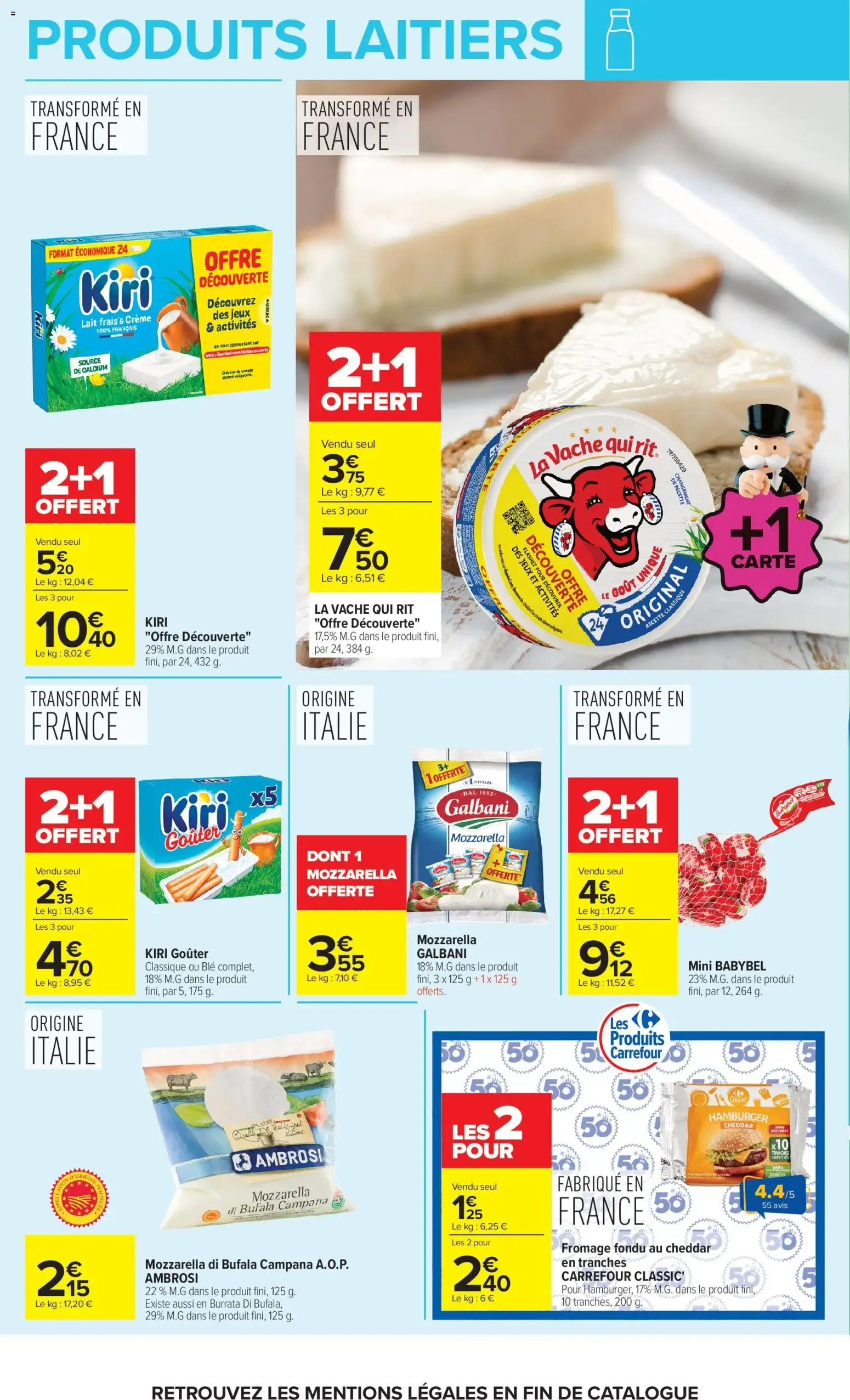 Carrefour Le mois monopoly produits laitiers à partir du 29/09/2026 - promo en ligne du 29 septembre au 12 octobre 2026 - Catalogue page 18