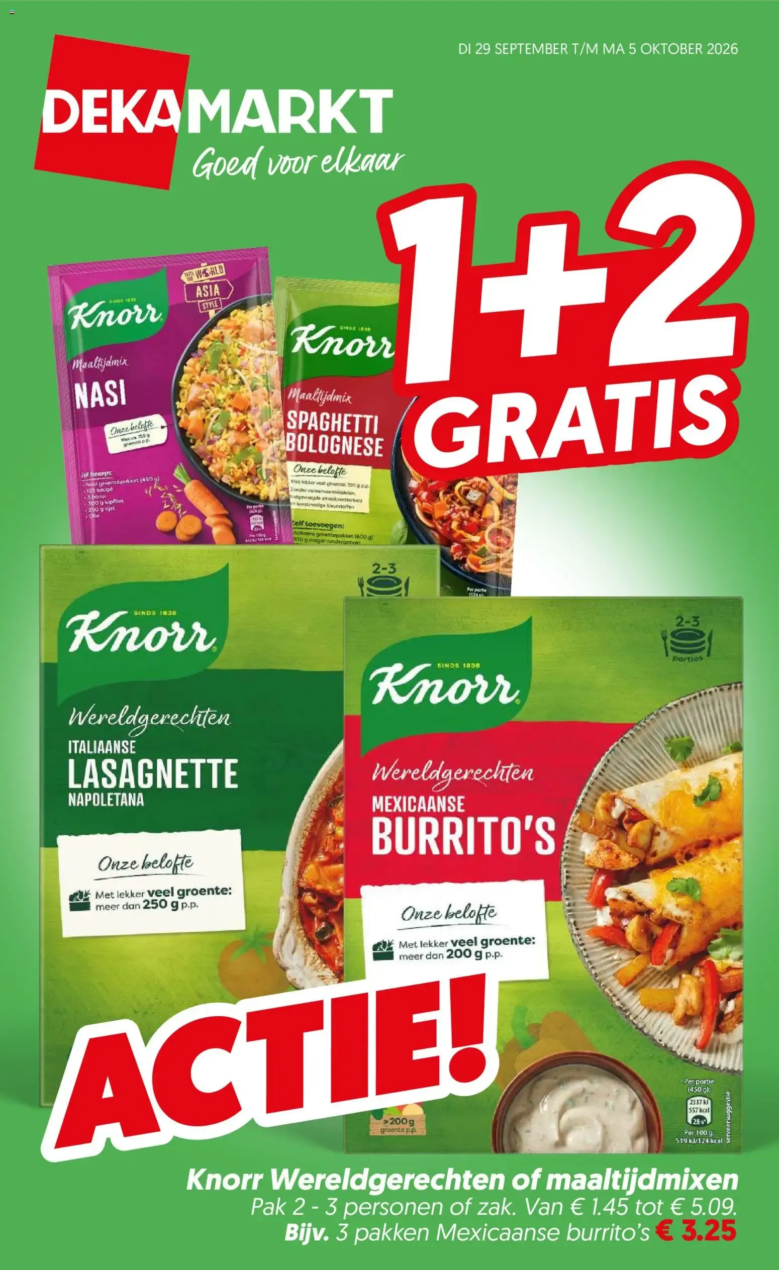Dekamarkt folder vanaf 29-09-2026 || NIEUWE van 29 september tot 5 oktober 2026 - Folder pagina 1