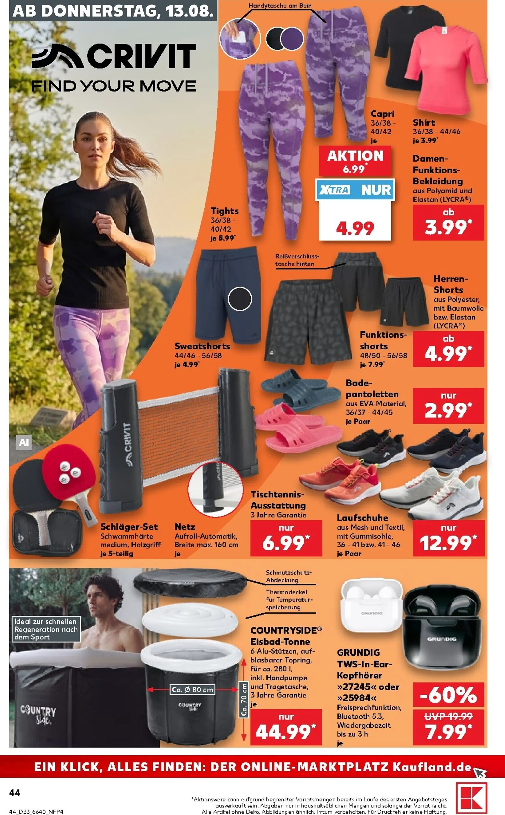 Neuer Kaufland Prospekt – von Donnerstag 13.08.2026 bis Mittwoch 19.08.2026 von 13. August bis 19. August 2026 - Prospekt seite 44
