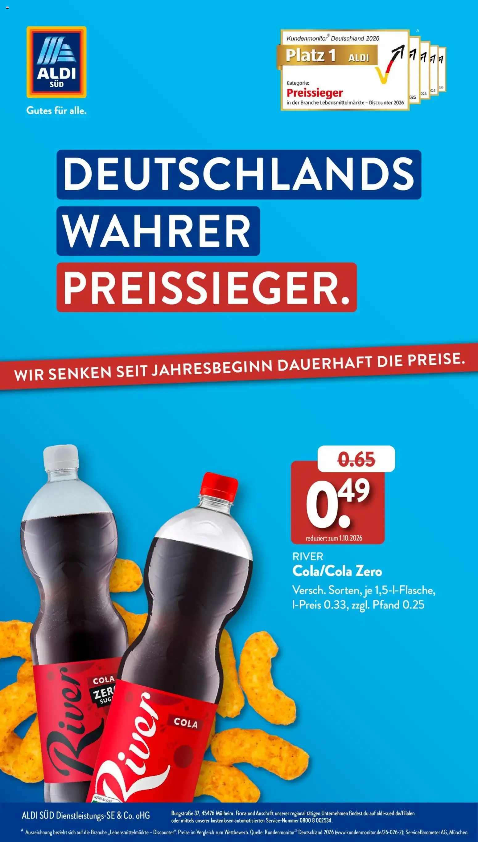 ALDI SÜD: Deutschlands Wahrer Preissieger