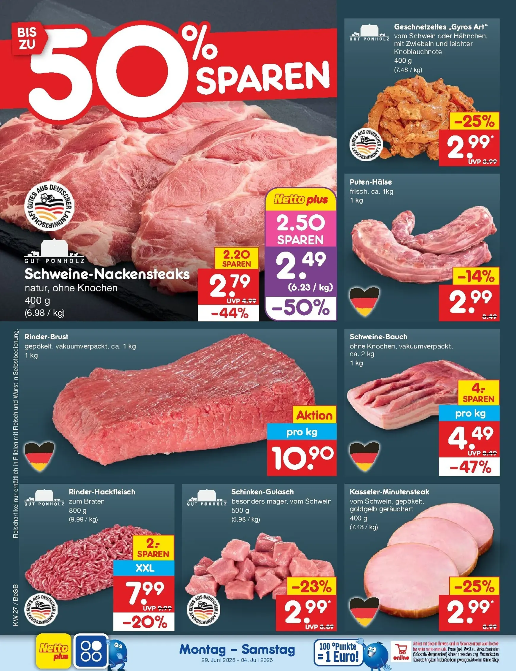 Netto Marken Discount - Wochenangebote Prospekt – von Montag 29.06.2026 bis Samstag 04.07.2026 von 29. Juni bis 4. Juli 2026 - Prospekt seite 19