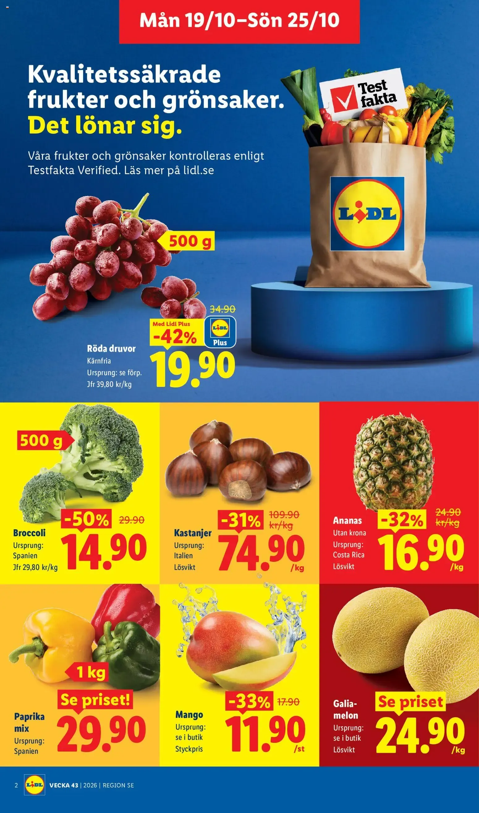 Lidl erbjudanden från 19/10/2026 - 25/10/2026 > Reklamblad nuvarande rabatter från 19 oktober till 25 oktober 2026 - Reklamblad sidor 2