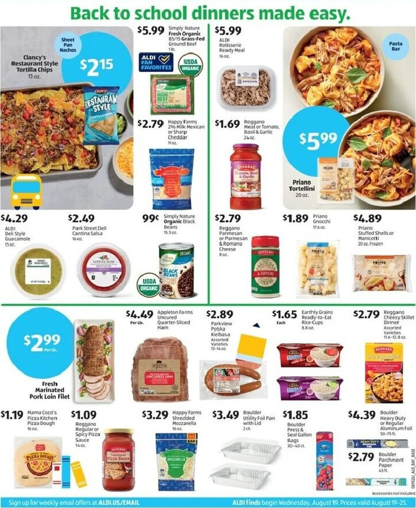 Weekly promotion Current ALDI leaflet valid from Wednesday 08/19/2026 to Tuesday 08/25/2026 spanning from August 19 to August 25 2026 - Page 2 for Catalogue 365