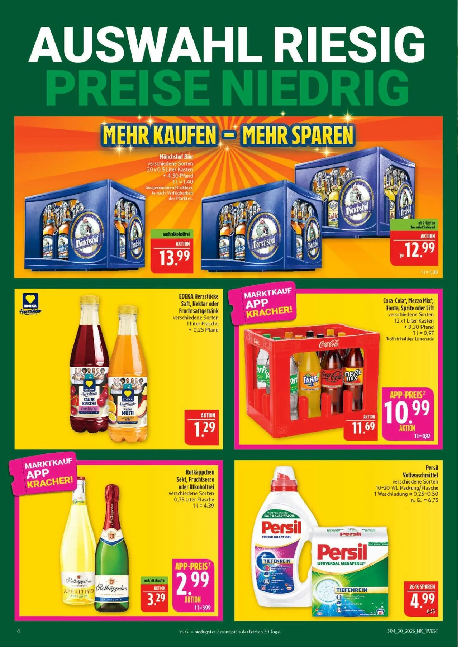 Marktkauf Prospekt – von Montag 20.07.2026 bis Samstag 25.07.2026 von 20. Juli bis 25. Juli 2026 - Prospekt seite 4