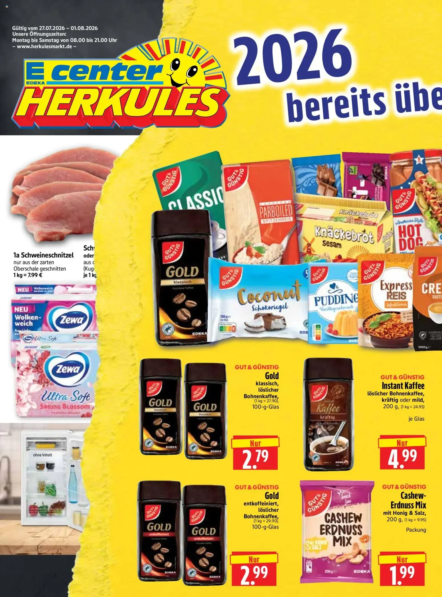 HERKULES Sonderbeilage 1 (ab 27.07.2026) zum Blättern von 27. Juli bis 1. August 2026 - Prospekt seite 1