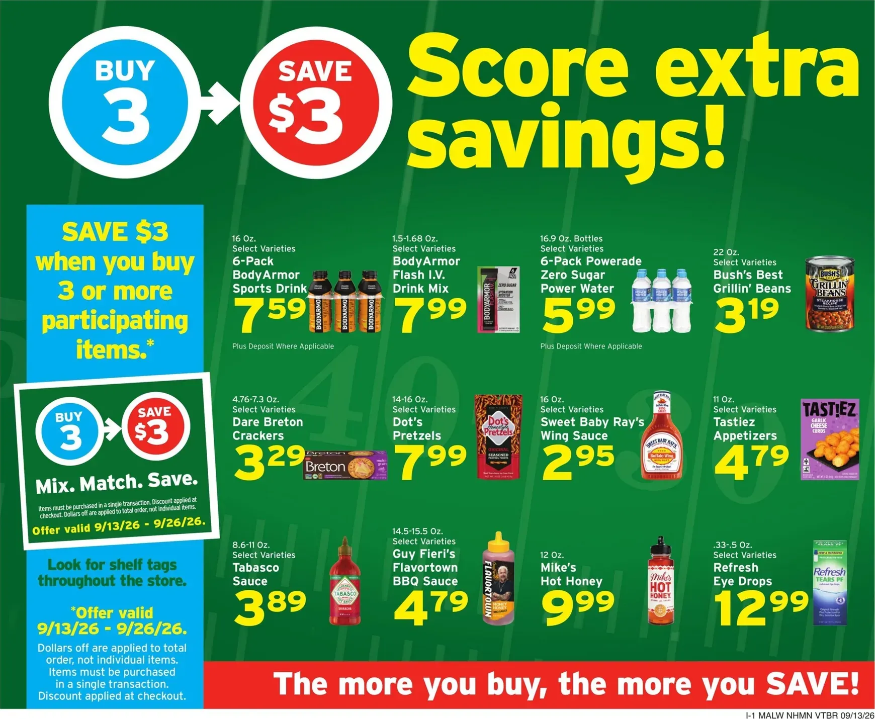 Weekly ad Current Hannaford leaflet valid from Sunday 09/13/2026 to Saturday 09/19/2026 from September 13 to September 19 2026 - Page 9