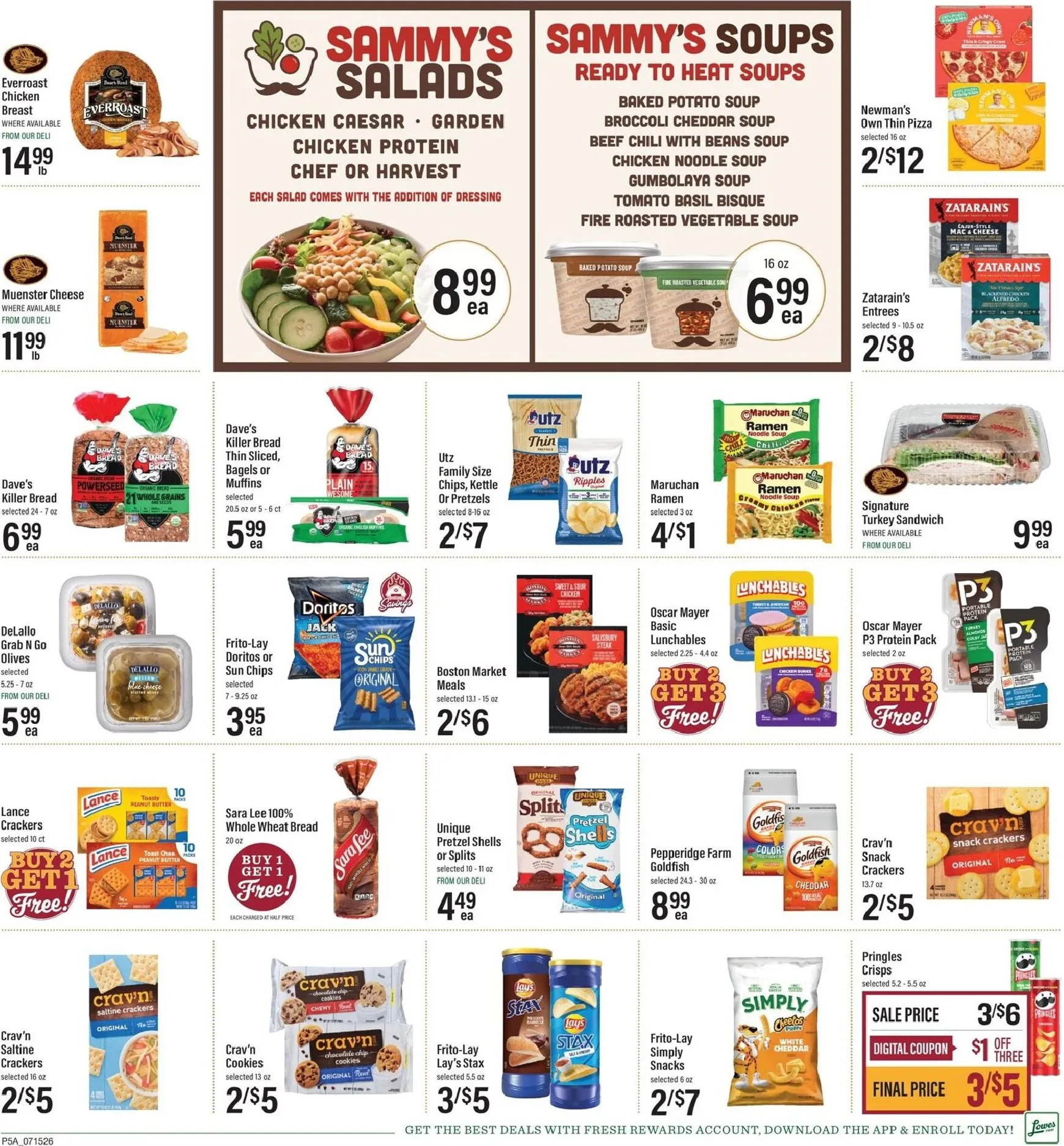 Weekly ad Current Lowes Foods leaflet valid from Wednesday 07/15/2026 to Tuesday 07/21/2026 from July 15 to July 21 2026 - Page 8