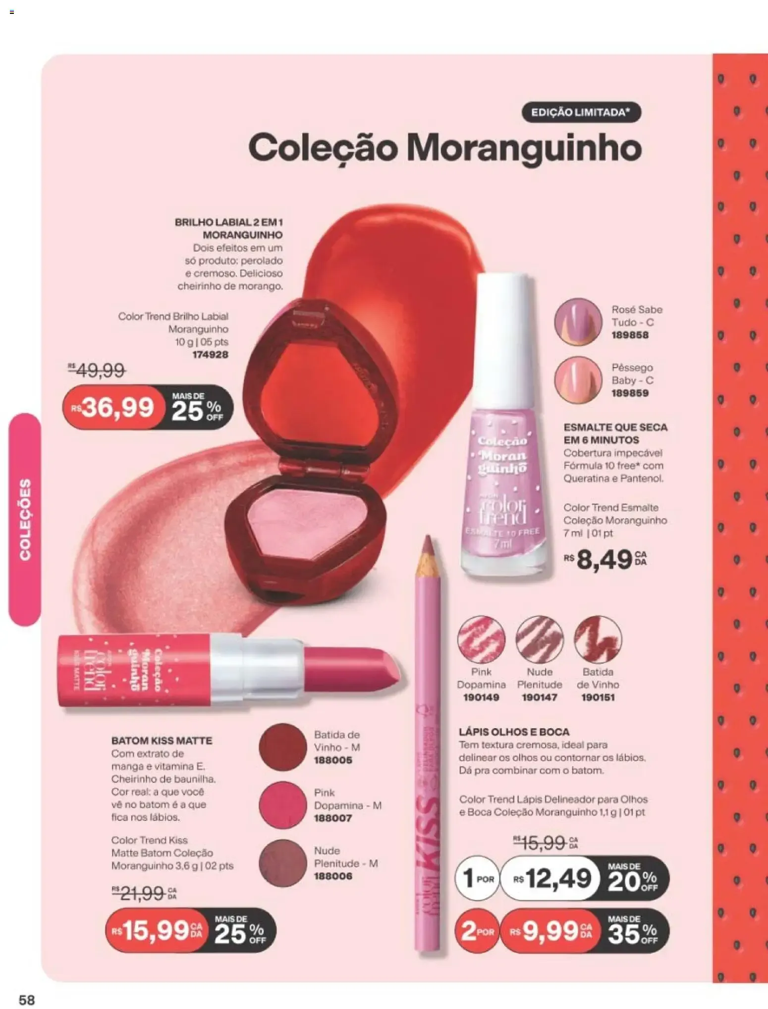 Encarte de Avon | Campanha Ciclo 12/2026 | Mês do Batom com Power Stay Matte Glitter 19 de julho até 9 de agosto 2026 - Pagina 58