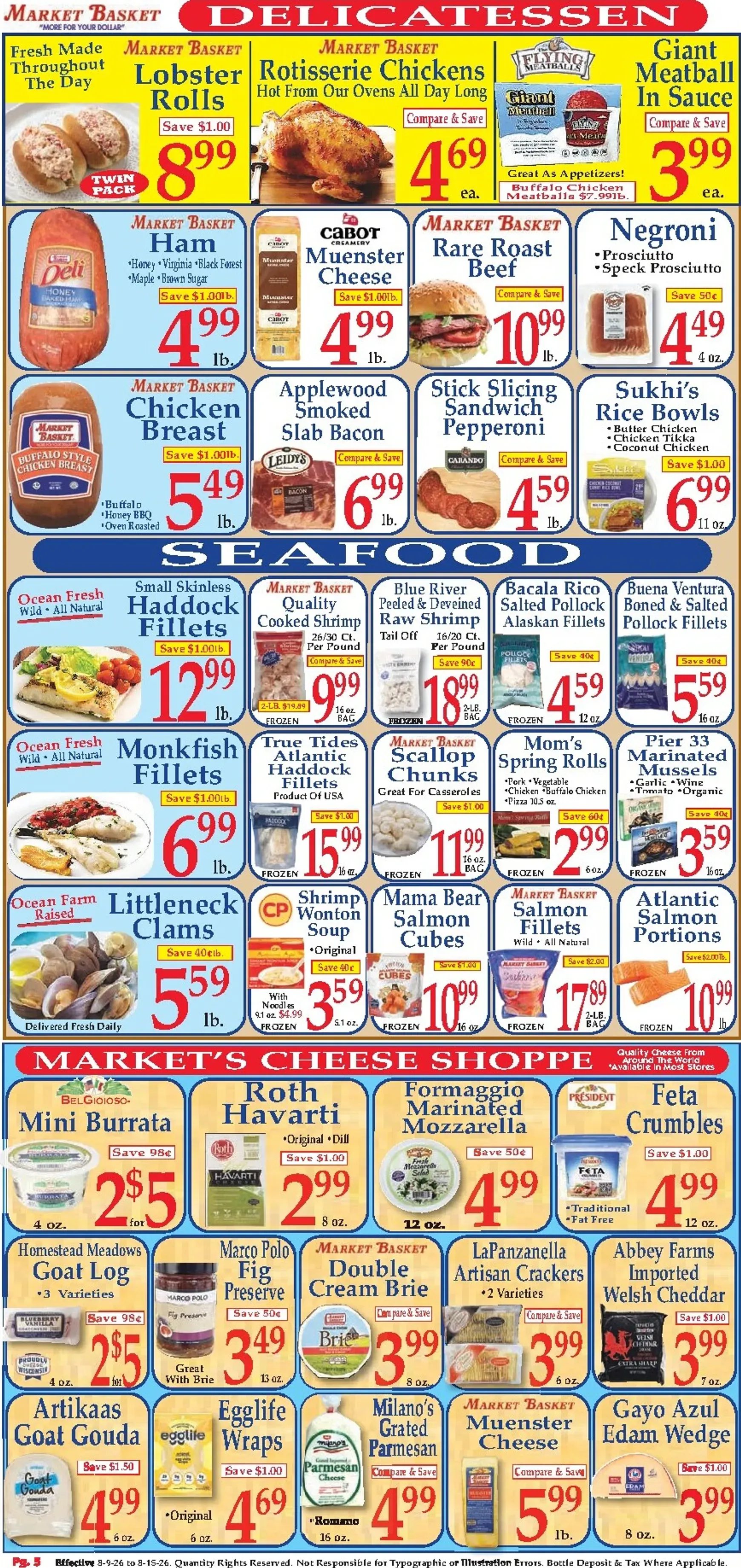 Weekly ad Current Market Basket leaflet valid from Sunday 08/09/2026 to Saturday 08/15/2026 from August 9 to August 15 2026 - Page 4