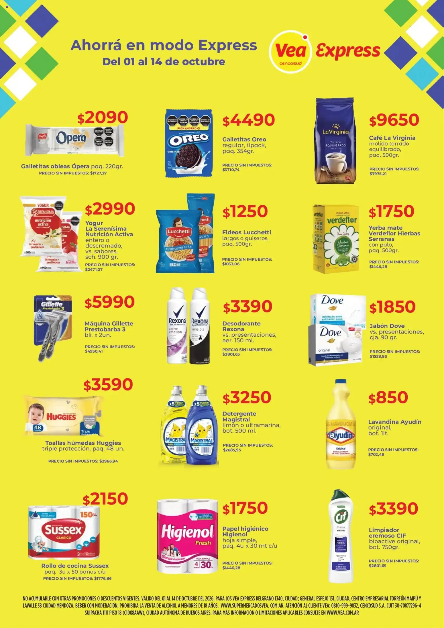 Ofertas de Vea - Express Mendoza del 01/10/2026 - 14/10/2026 1 de octubre al 14 de octubre 2026 - Página 2 del catálogo