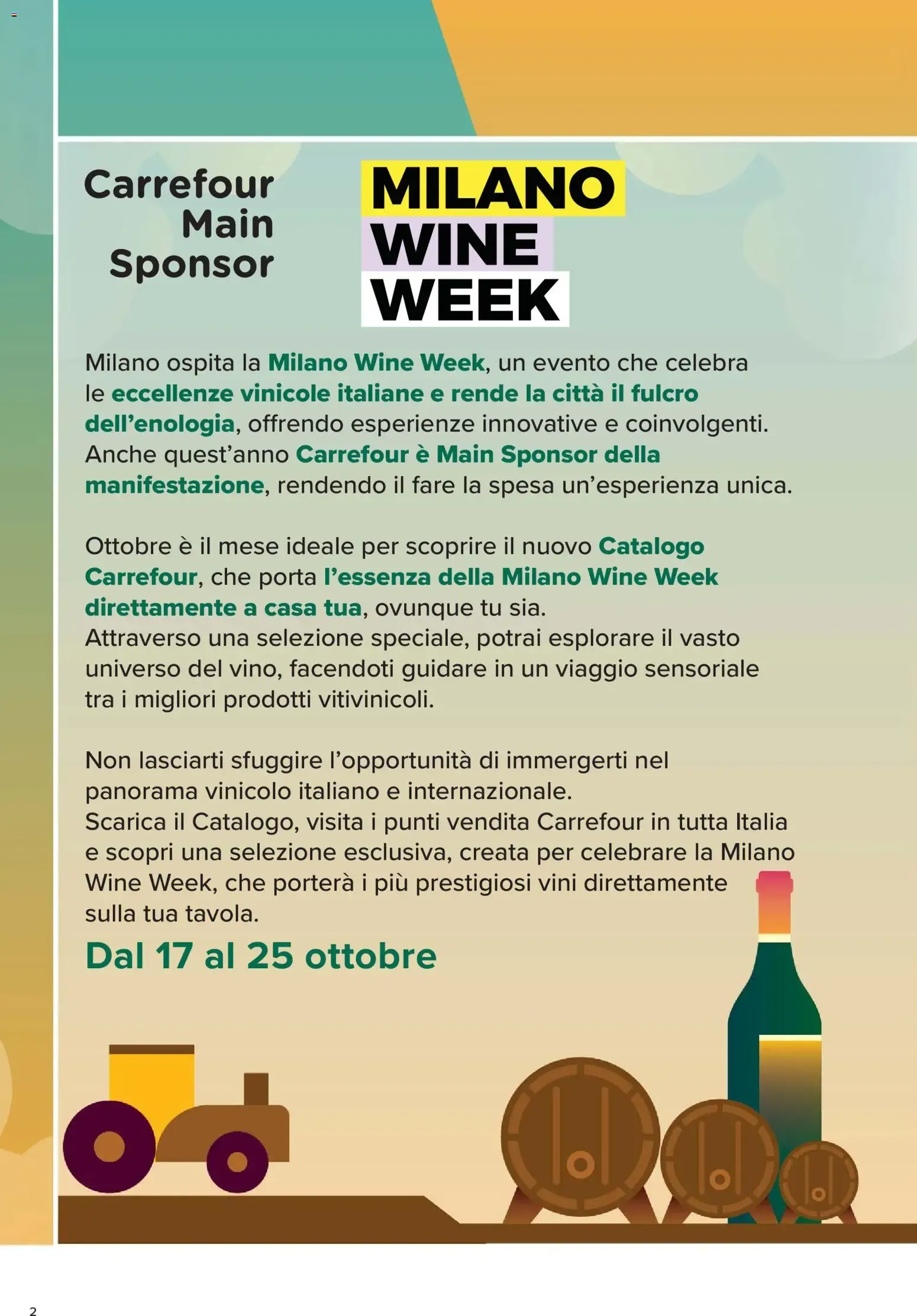 Carrefour market CATALOGO VINI DALLA TERRA AL CALICE da 5 ottobre a 8 novembre di 2026 - Pagina del volantino 2