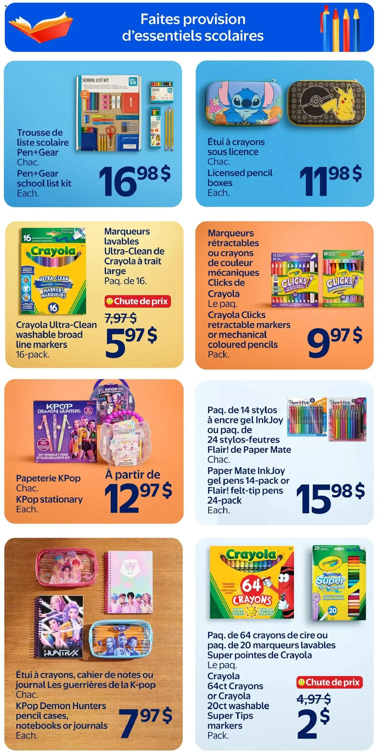 Walmart: Économisez plus. Vivez mieux. y La rentrée des classes. from August 27 to September 2 2026 - flyer page 18