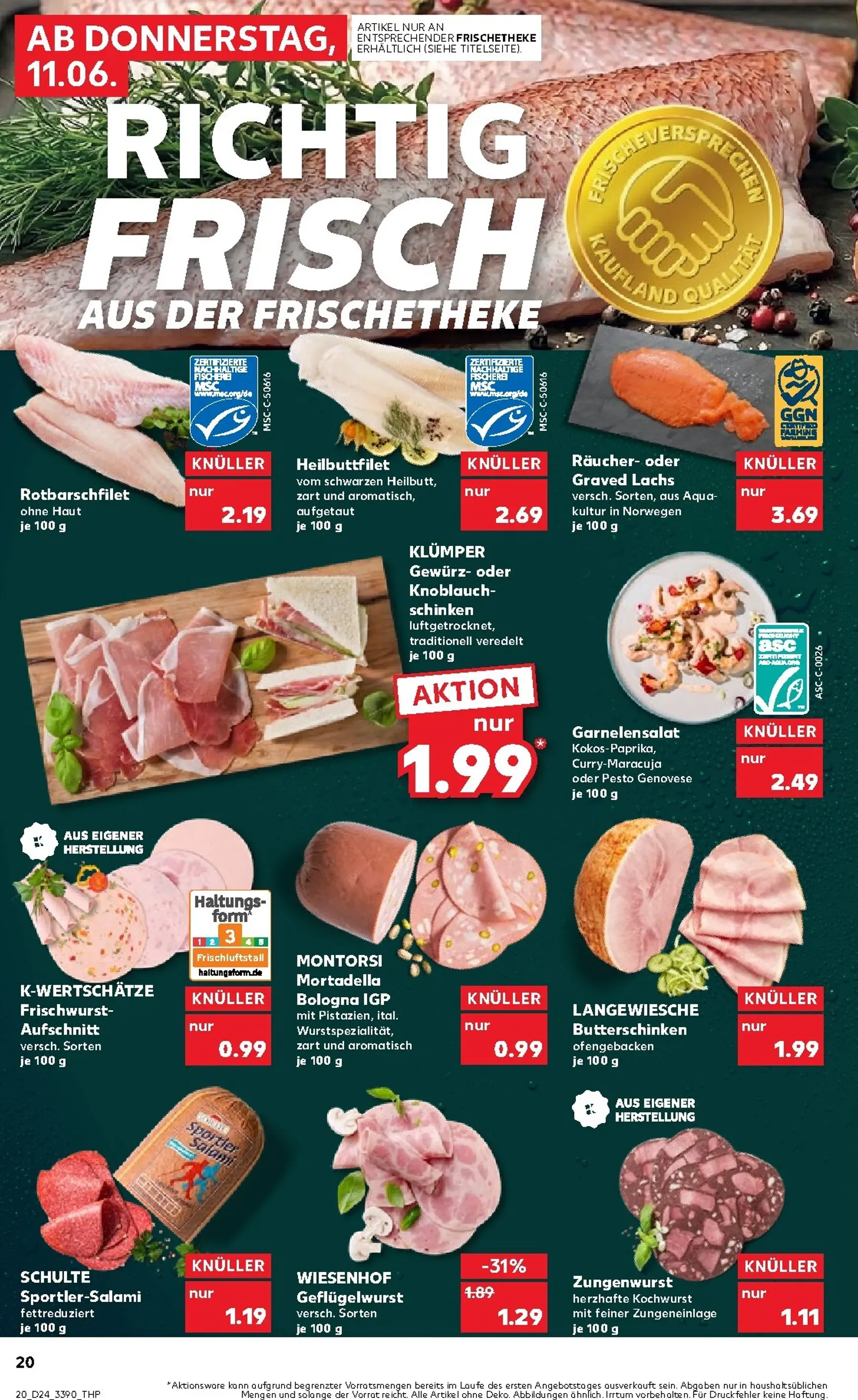 Kaufland Prospekt – von Donnerstag 11.06.2026 bis Mittwoch 17.06.2026 von 11. Juni bis 17. Juni 2026 - Prospekt seite 20
