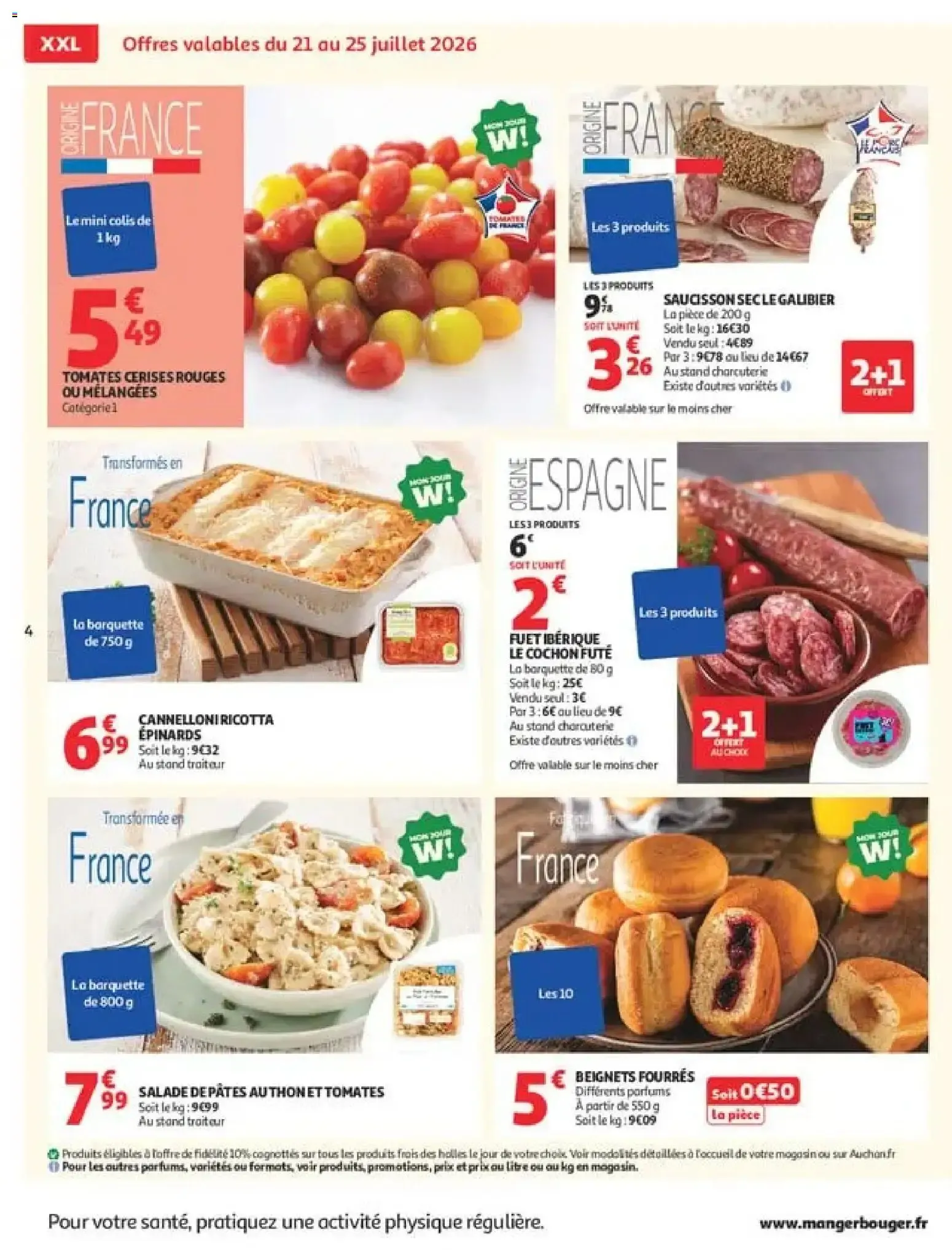 Auchan Promos XXL, rentrée à partir du 21/07/2026 - promo en ligne du 21 juillet au 2 août 2026 - Catalogue page 4