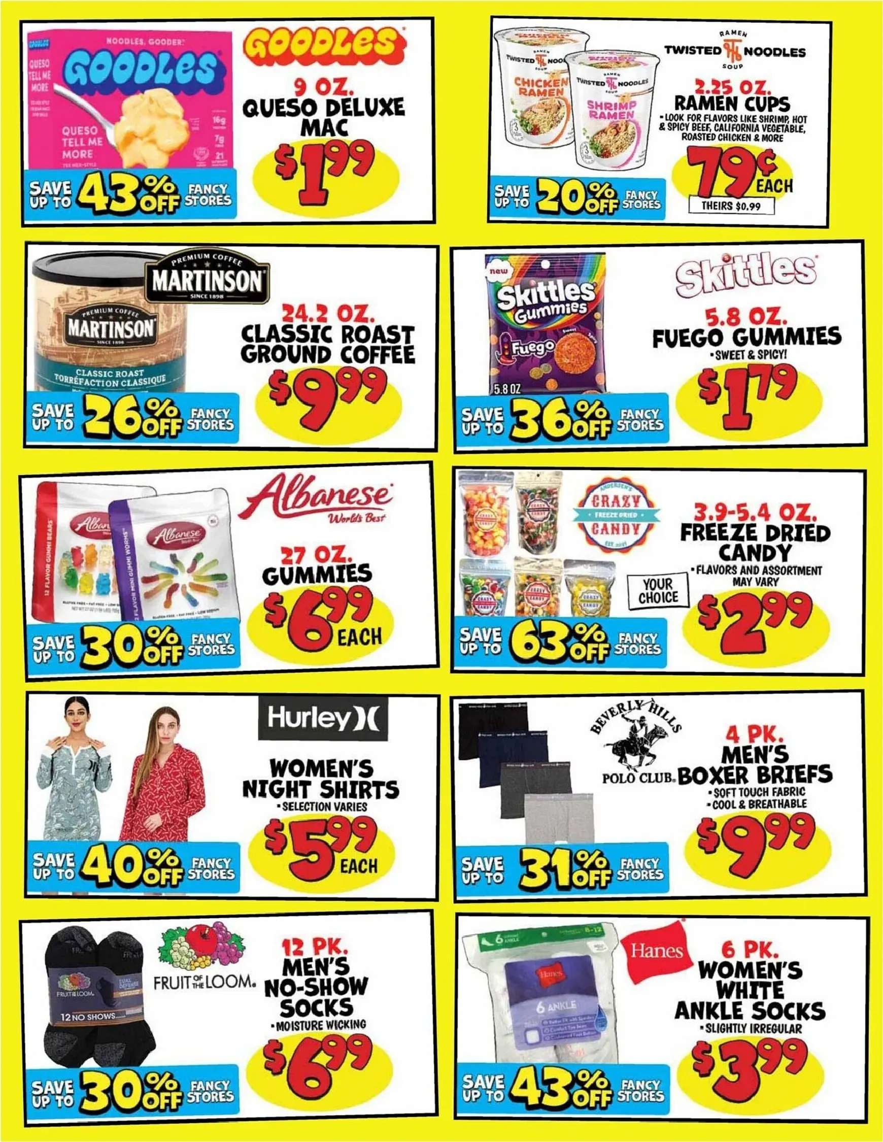 Weekly promotion Ollie's: Save up to $74 on Essentials spanning from August 27 to September 1 2026 - Page 3 for Catalogue 365
