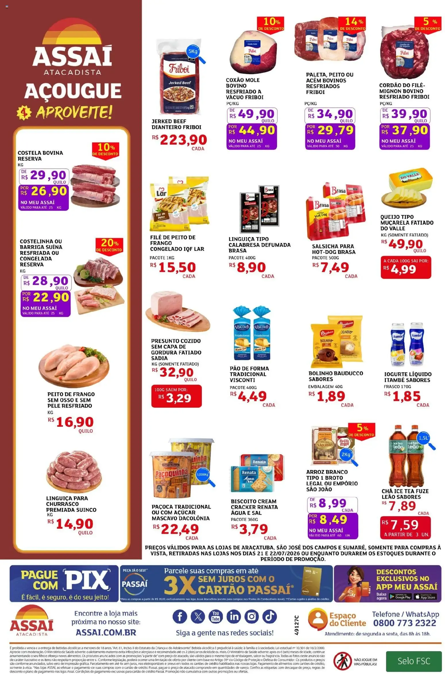 Encarte de Assaí Atacadista - 3ª y 4ª Feirassai: Ofertas de Hortifruti 21 de julho até 22 de julho 2026 - Pagina 2