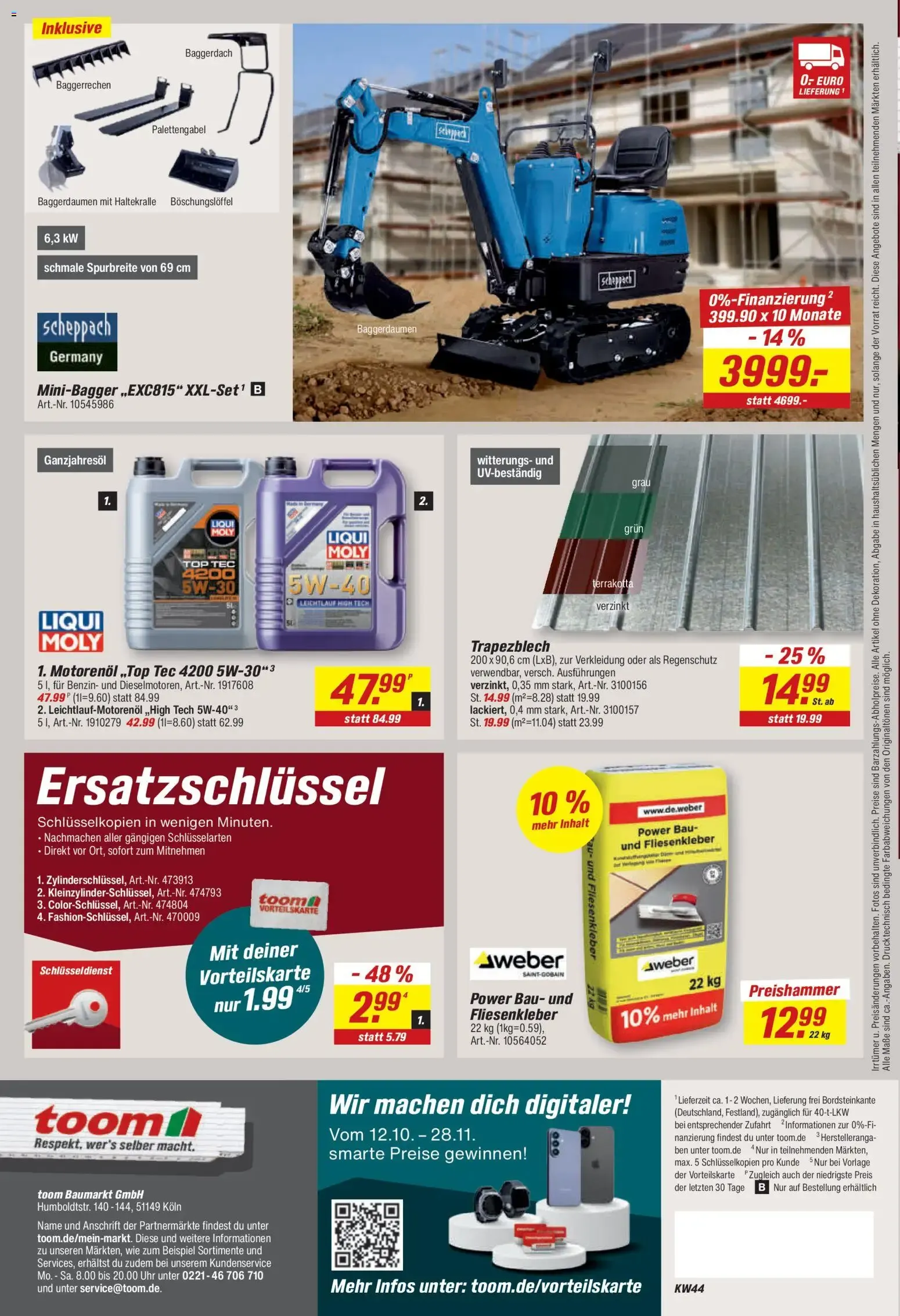 Toom Baumarkt Prospekt (ab 26.10.2026) zum Blättern von 26. Oktober bis 7. November 2026 - Prospekt seite 22