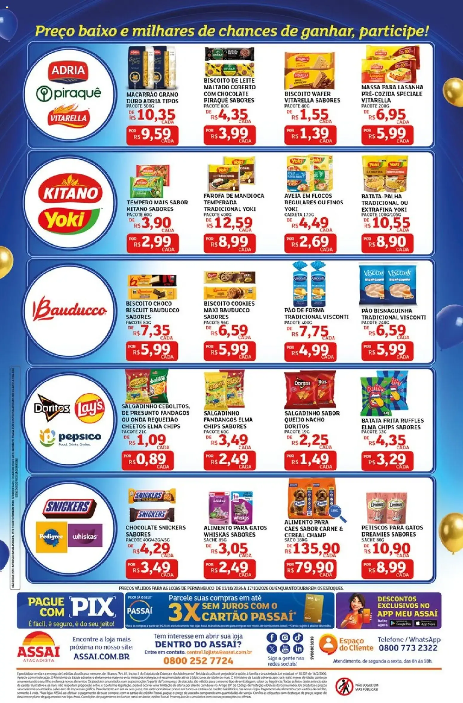 Encarte de Assaí Atacadista - Compras Grátis 13 de outubro até 17 de outubro 2026 - Pagina 4