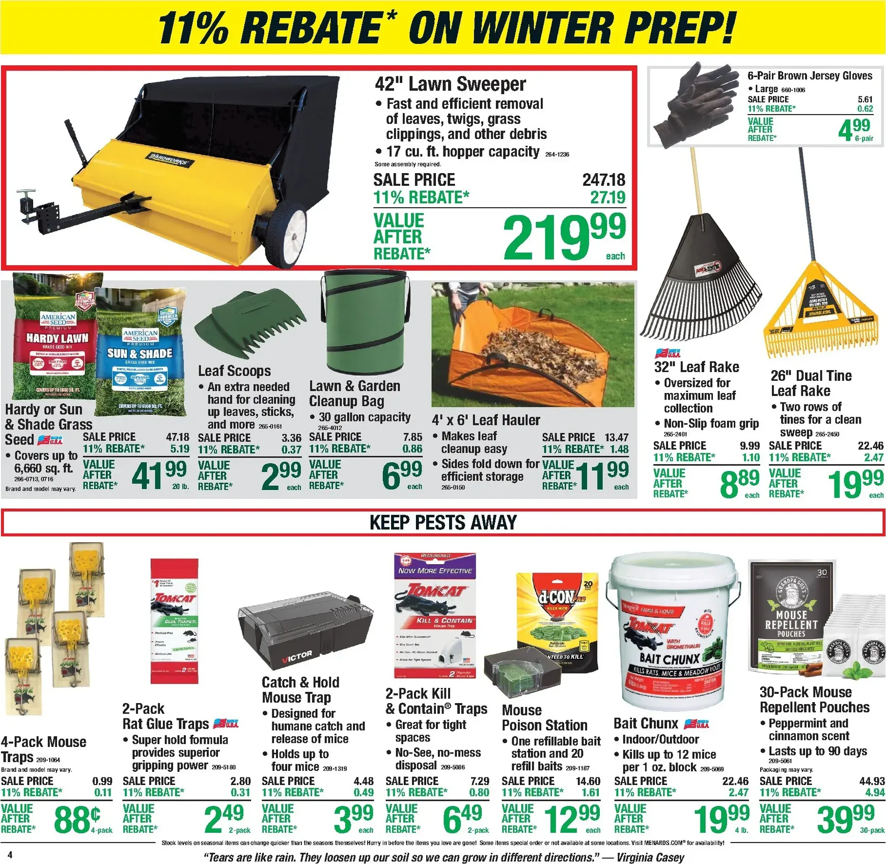 Weekly promotion Current Menards leaflet valid from Thursday 10/22/2026 to Sunday 11/01/2026 spanning from October 22 to November 1 2026 - Page 5 for Catalogue 365