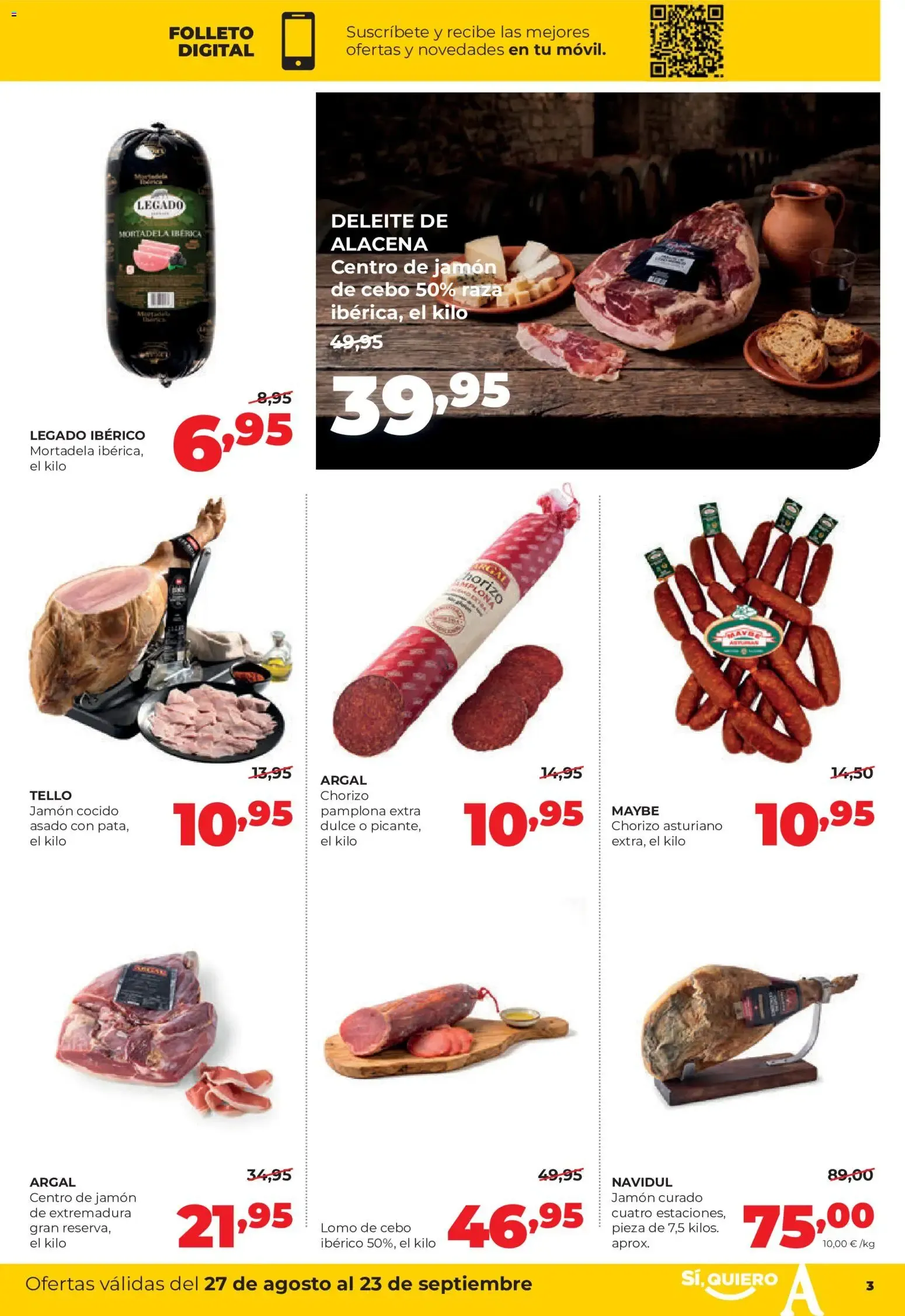 Catálogo de Alimerka folleto Asturias del 27/08/2026 | Catálogo 27 de agosto al 23 de septiembre 2026 - Página 3