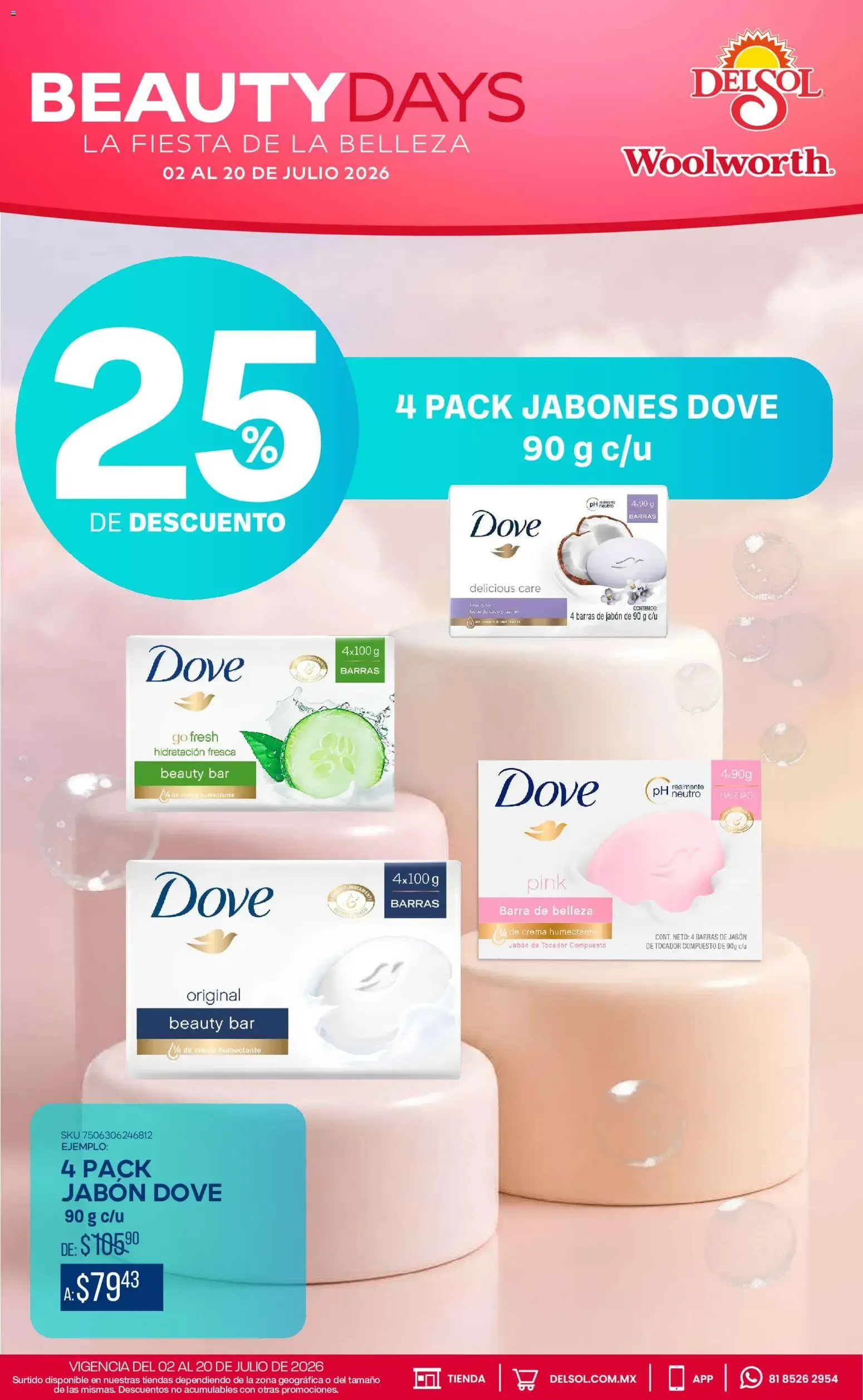 Catálogo de Del Sol y Woolworth katalog Beauty Days (02/07/2026 - 20/07/2026) - catálogo en línea 2 de julio al 20 de julio 2026 - Pagina 12