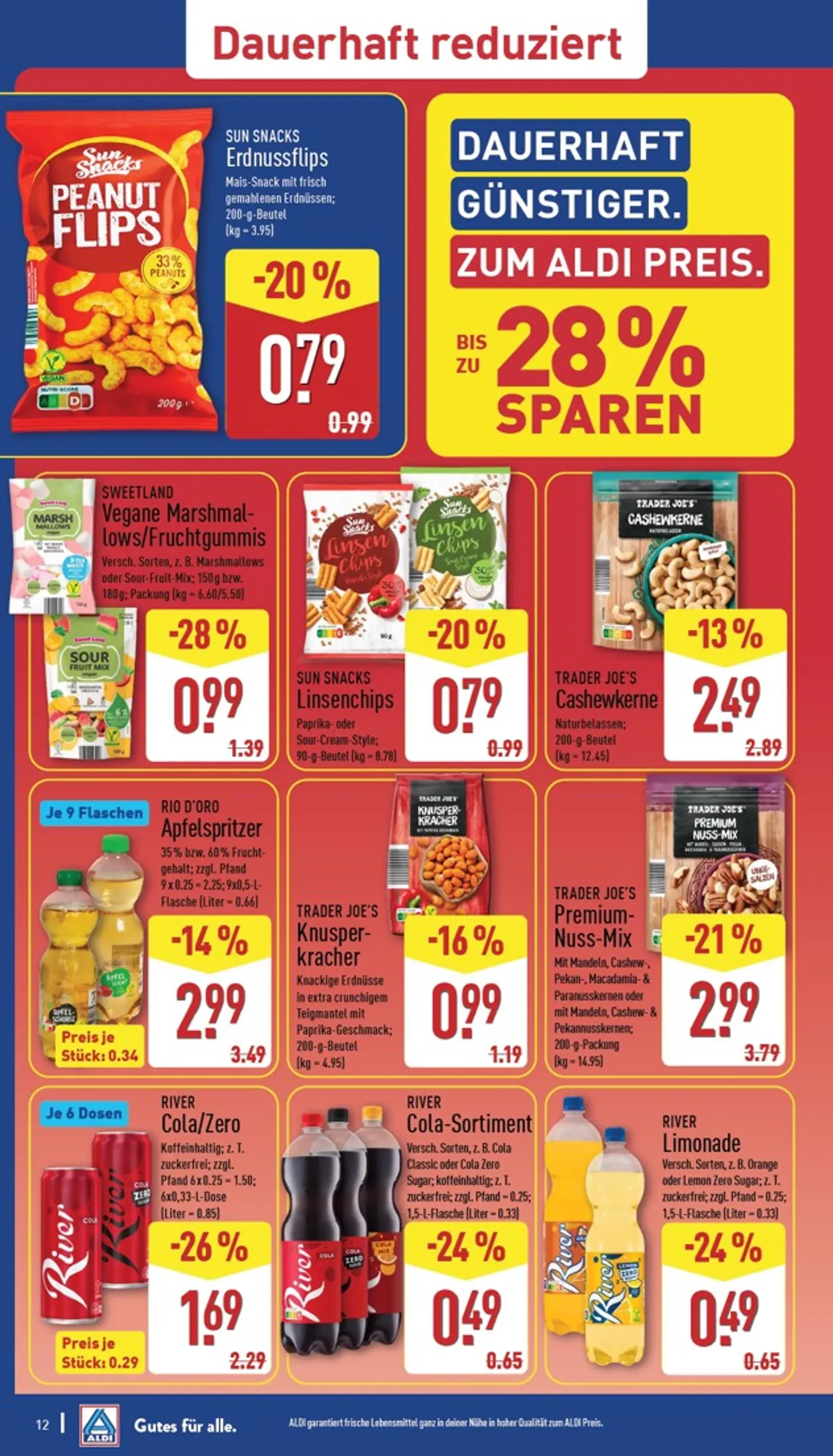 ALDI: Gutes für alle. Zum ALDI Preis. von 19. Oktober bis 24. Oktober 2026 - Prospekt seite 12
