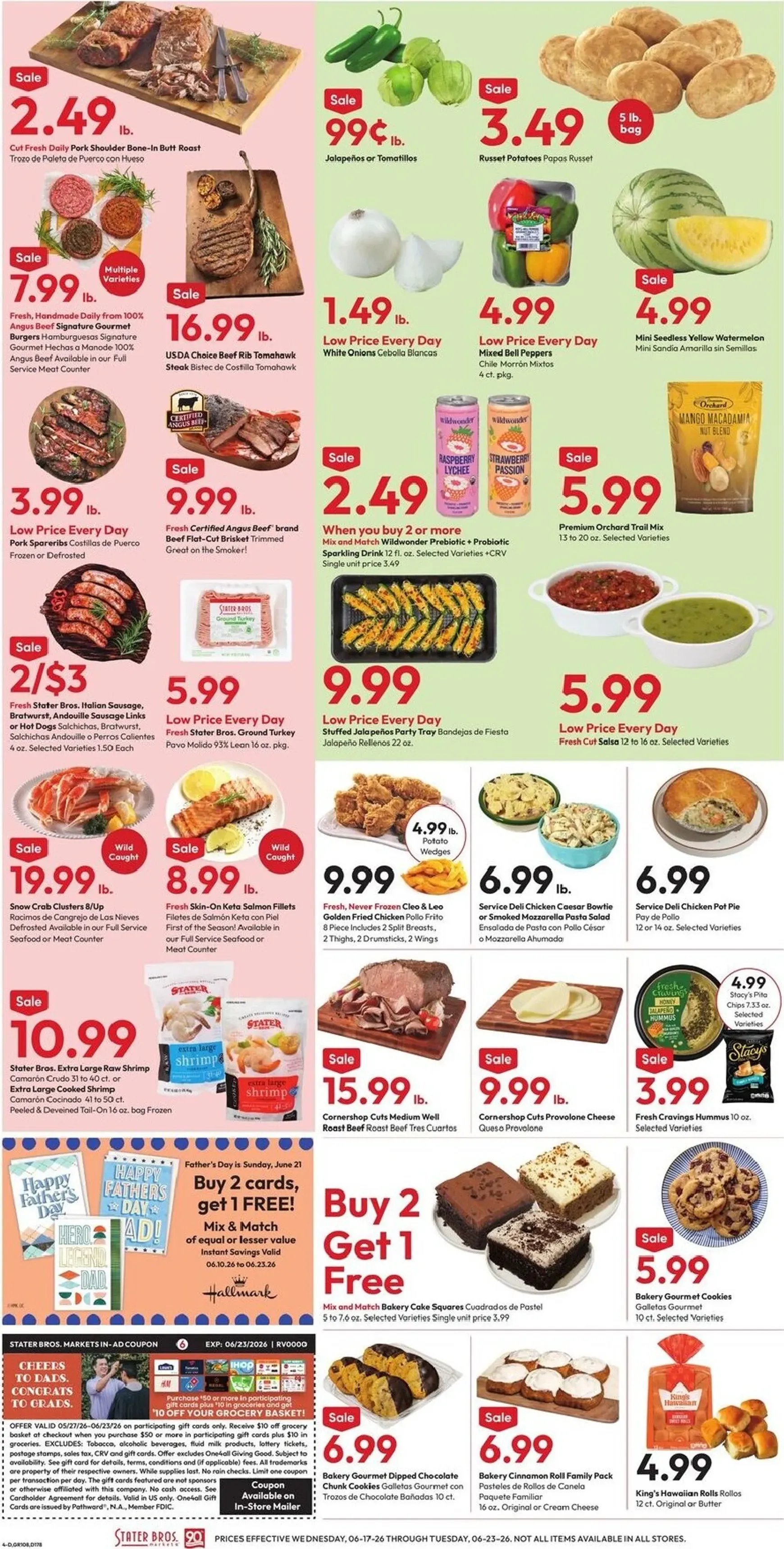 Weekly ad Current Stater Bros. leaflet valid from Wednesday 06/17/2026 to Tuesday 06/23/2026 from June 17 to June 23 2026 - Page 4