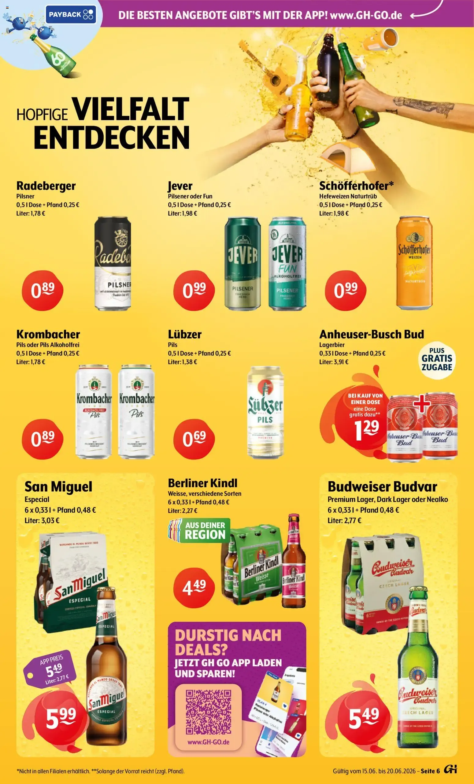 Getränke Hoffmann - Jubiläumsdeals von 15. Juni bis 20. Juni 2026 - Prospekt seite 6