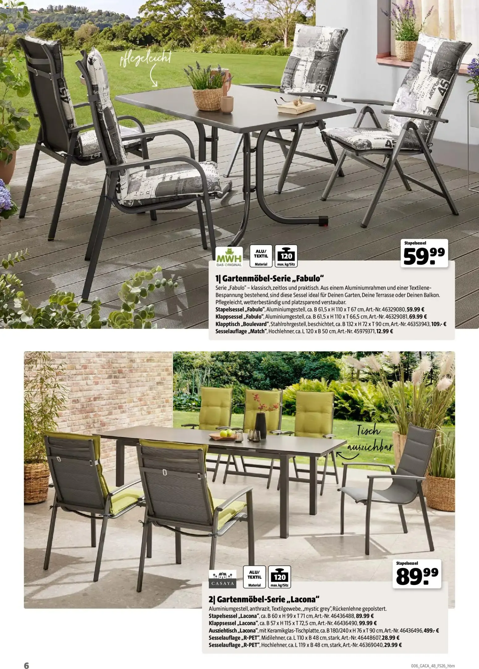 Hagebaumarkt Gartenmöbel & Camping von 2. März bis 31. Dezember 2026 - Prospekt seite 6