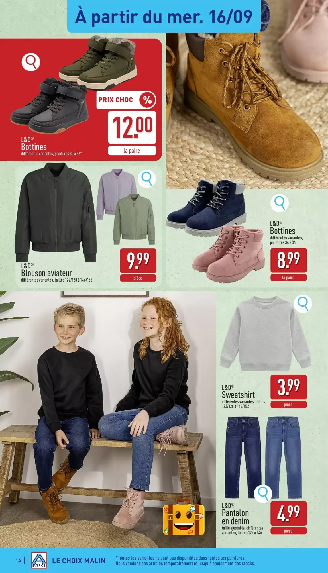 ALDI Dépliant du 14/09 au 19/09 van 14 september tot 19 september 2026 - folder pagina 14