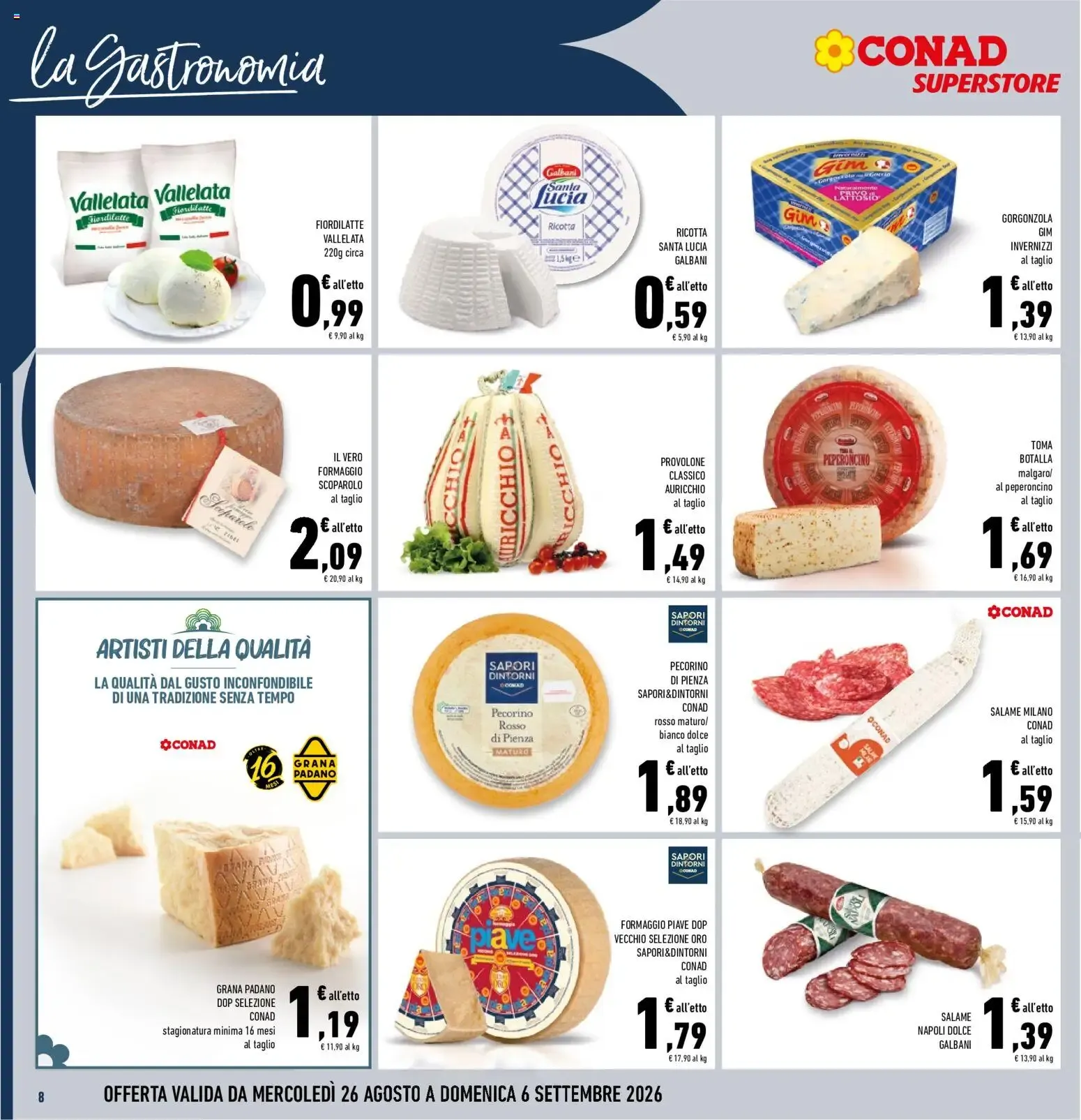 Volantino Conad dal 26/08/2026 > Anteprima da 26 agosto a 6 settembre di 2026 - Pagina del volantino 8