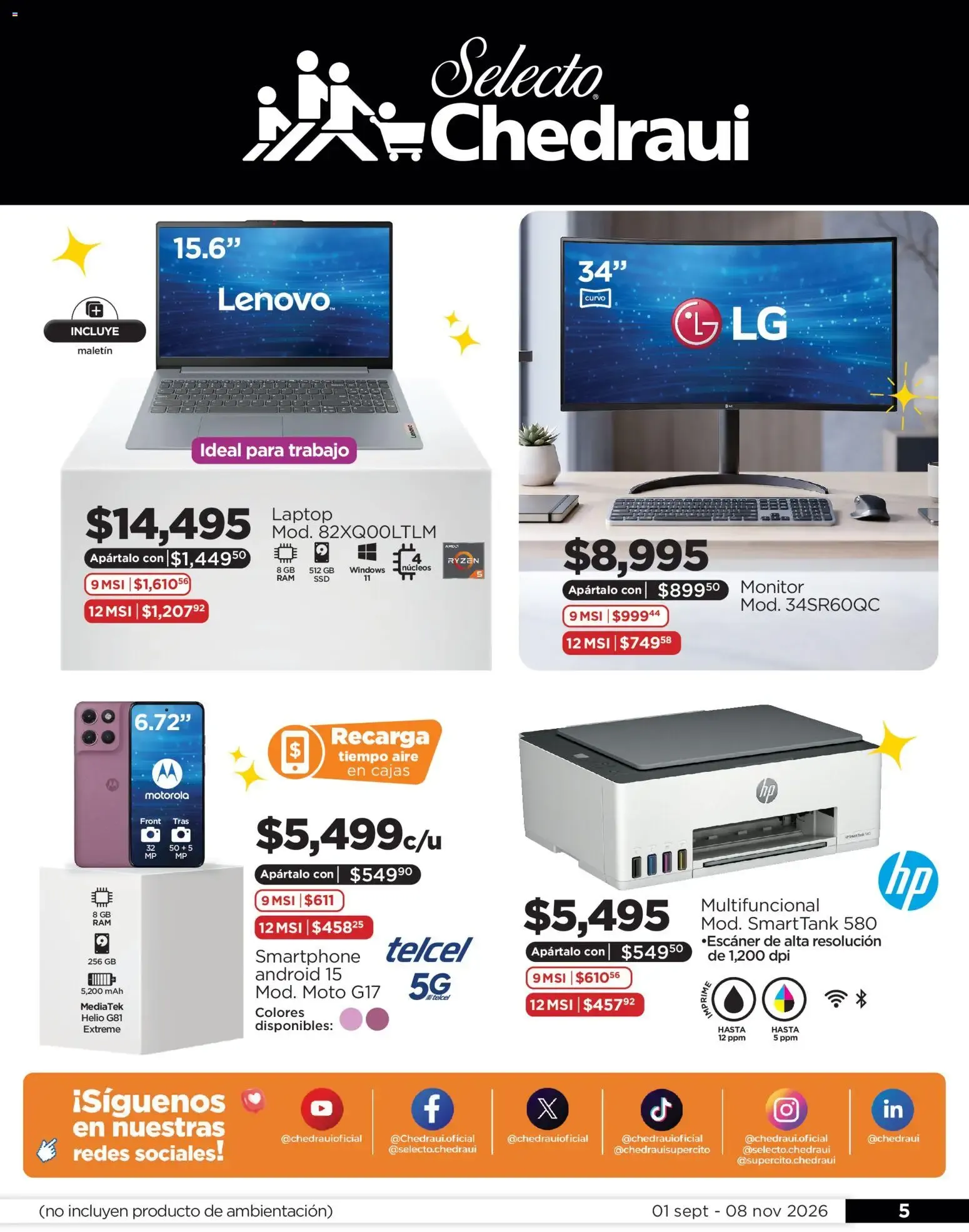 Catálogo de Chedraui Apártalo así de fácil y cumple tus deseos (01/09/2026 - 08/11/2026) - catálogo en línea 1 de septiembre al 8 de noviembre 2026 - Pagina 5