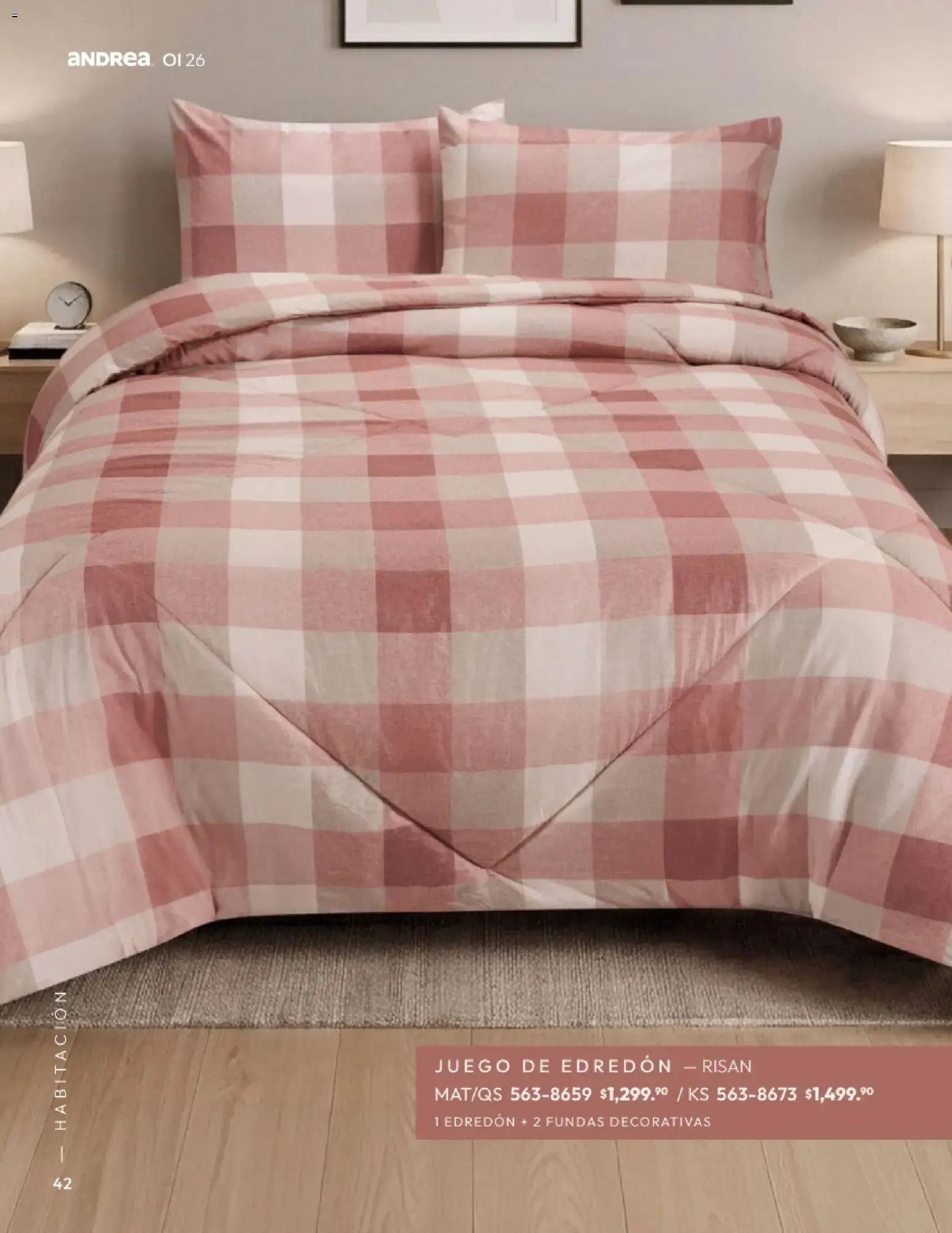 Catálogo de Andrea Home: Otoño - Invierno 2026 1 de septiembre al 31 de diciembre 2026 - Pagina 42