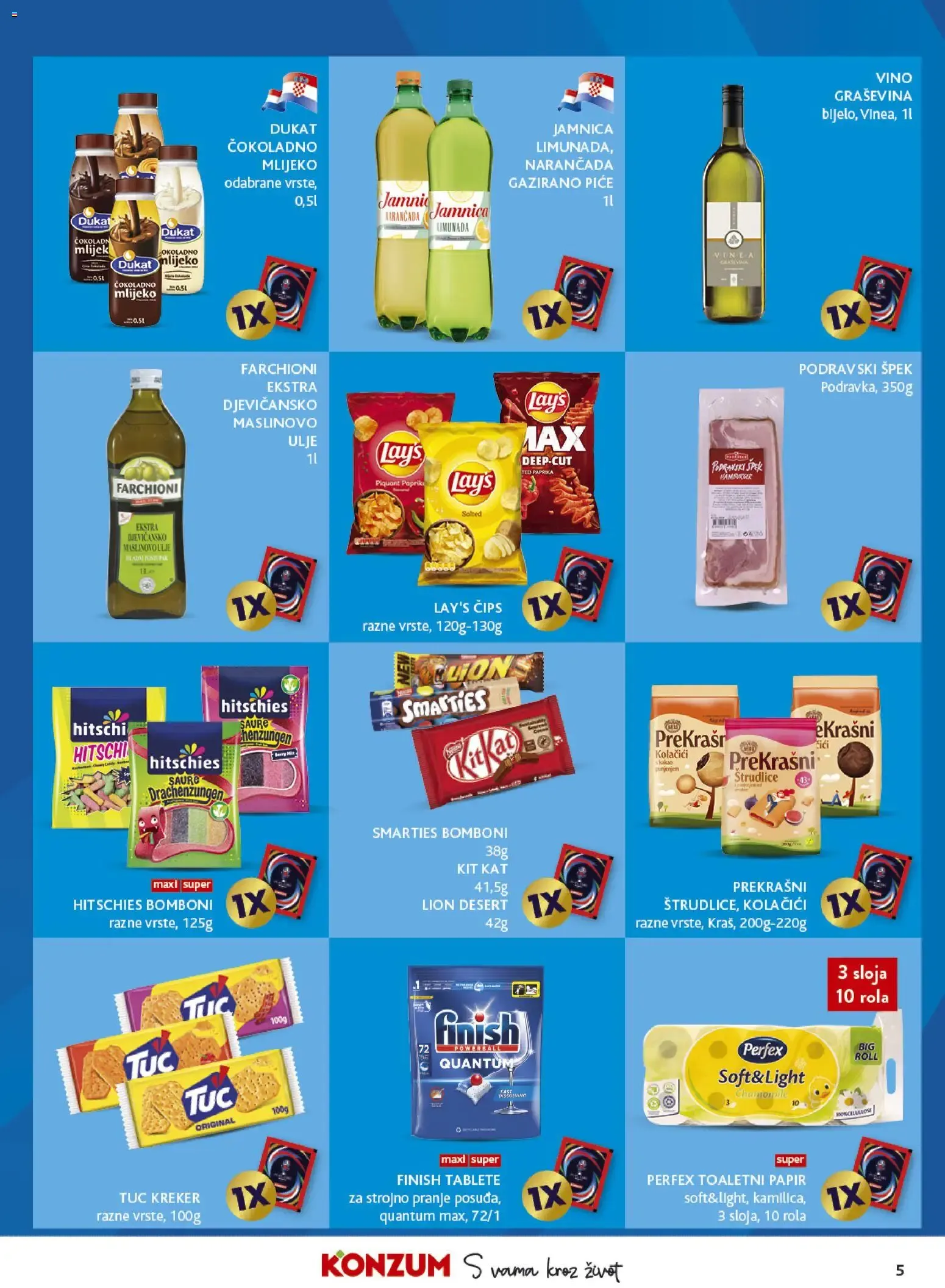 Katalog Konzum Katalog novi od 15.07.2026 na listanje > letak digitalni od 15. srpnja do 21. srpnja 2026. - Pregled Stranica 5
