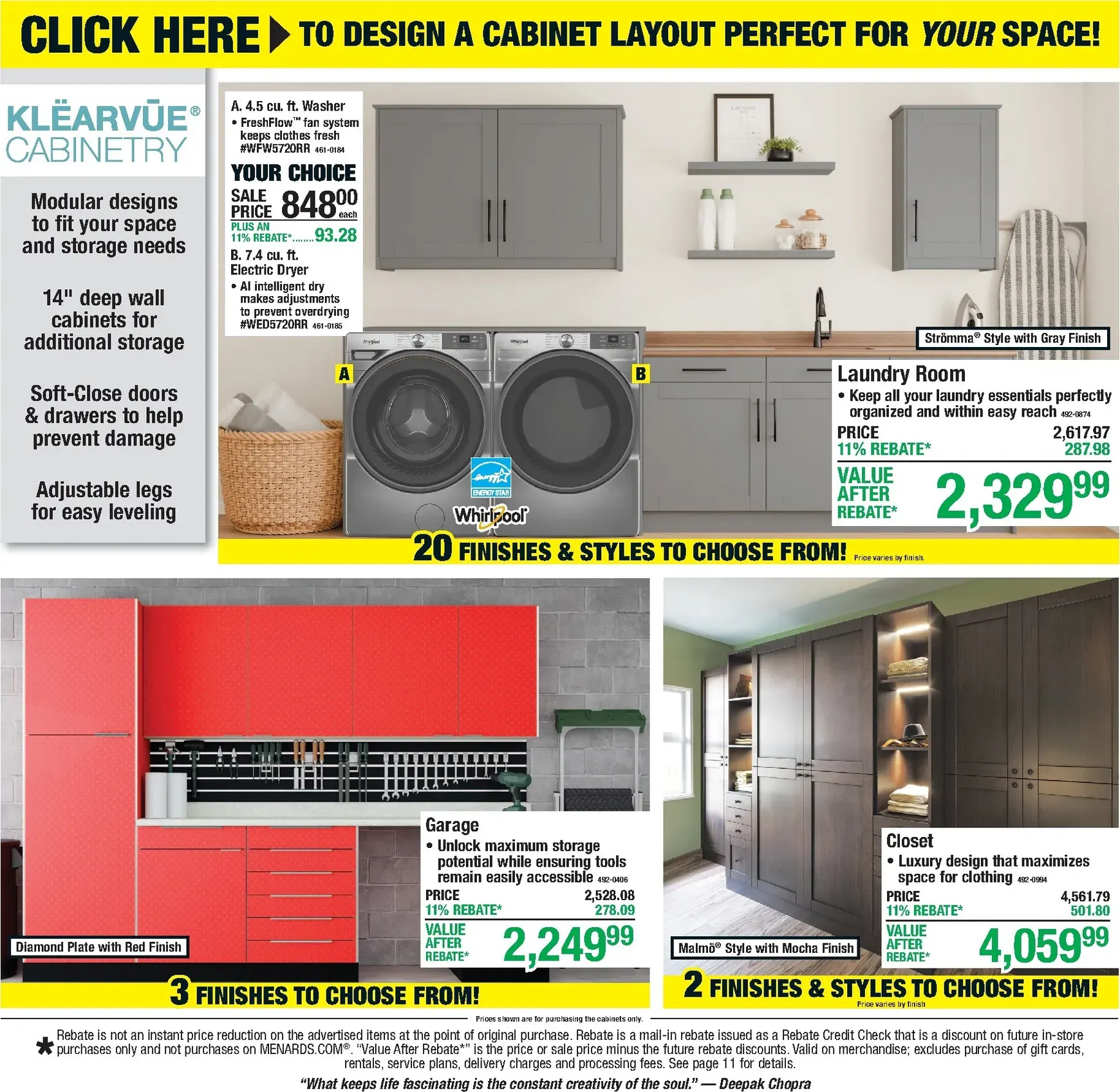 Weekly promotion Current Menards leaflet valid from Thursday 10/22/2026 to Sunday 11/01/2026 spanning from October 22 to November 1 2026 - Page 19 for Catalogue 365