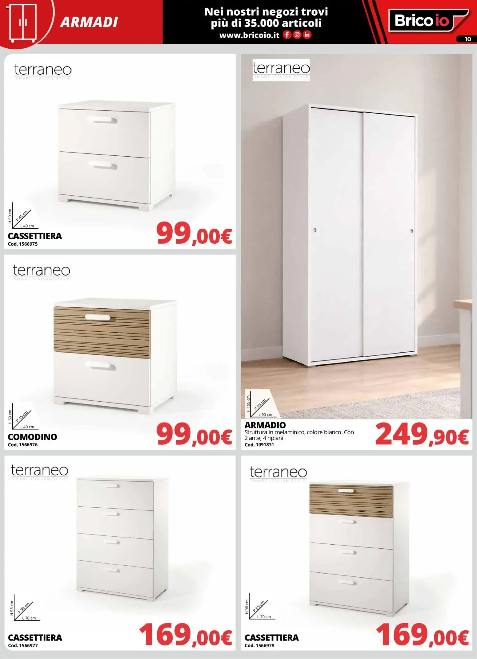 Nuovo Brico io volantino Arredo dal 01/10/2026 > offerte anteprima 🛍️ da 1 ottobre a 31 ottobre di 2026 - Pagina del volantino 10