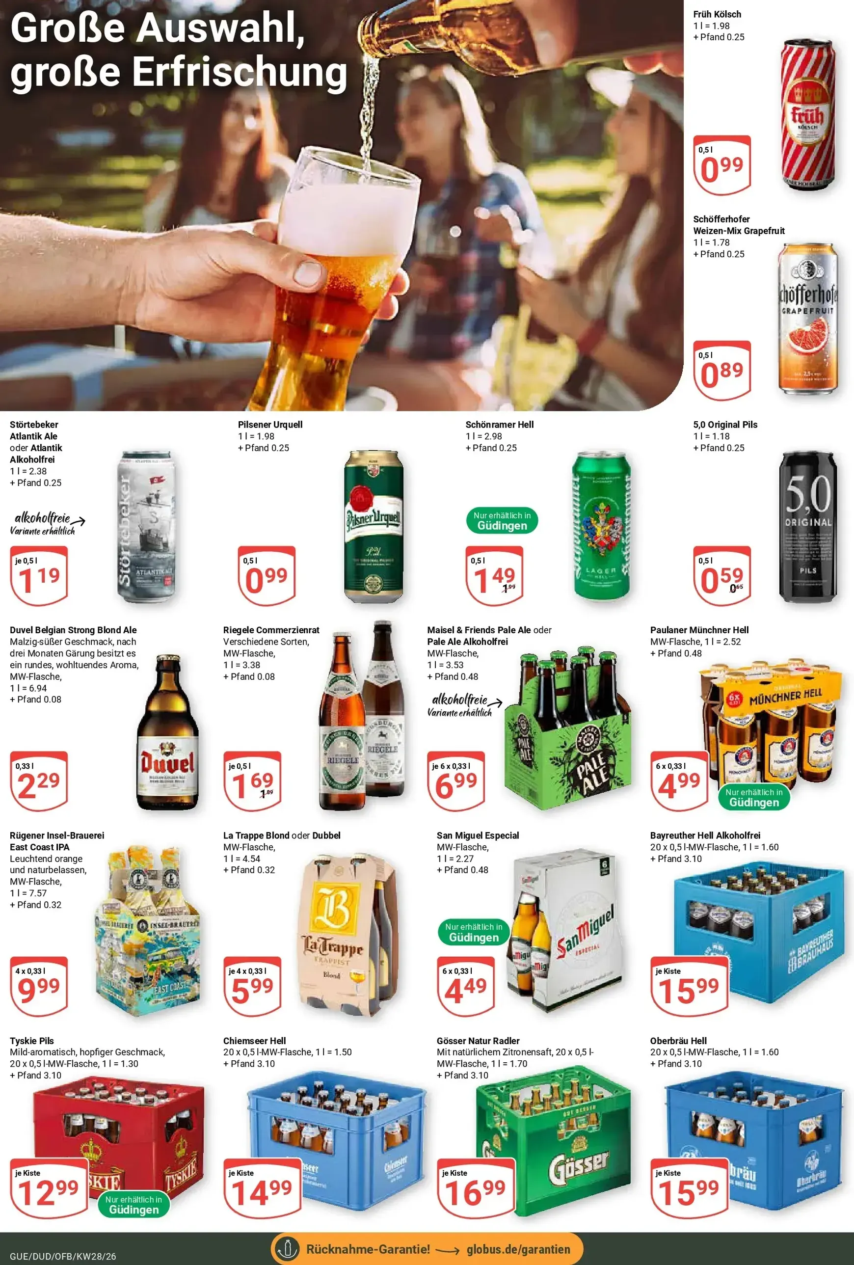 Globus - Wochenangebote Prospekt – von Montag 06.07.2026 bis Samstag 11.07.2026 von 6. Juli bis 11. Juli 2026 - Prospekt seite 21
