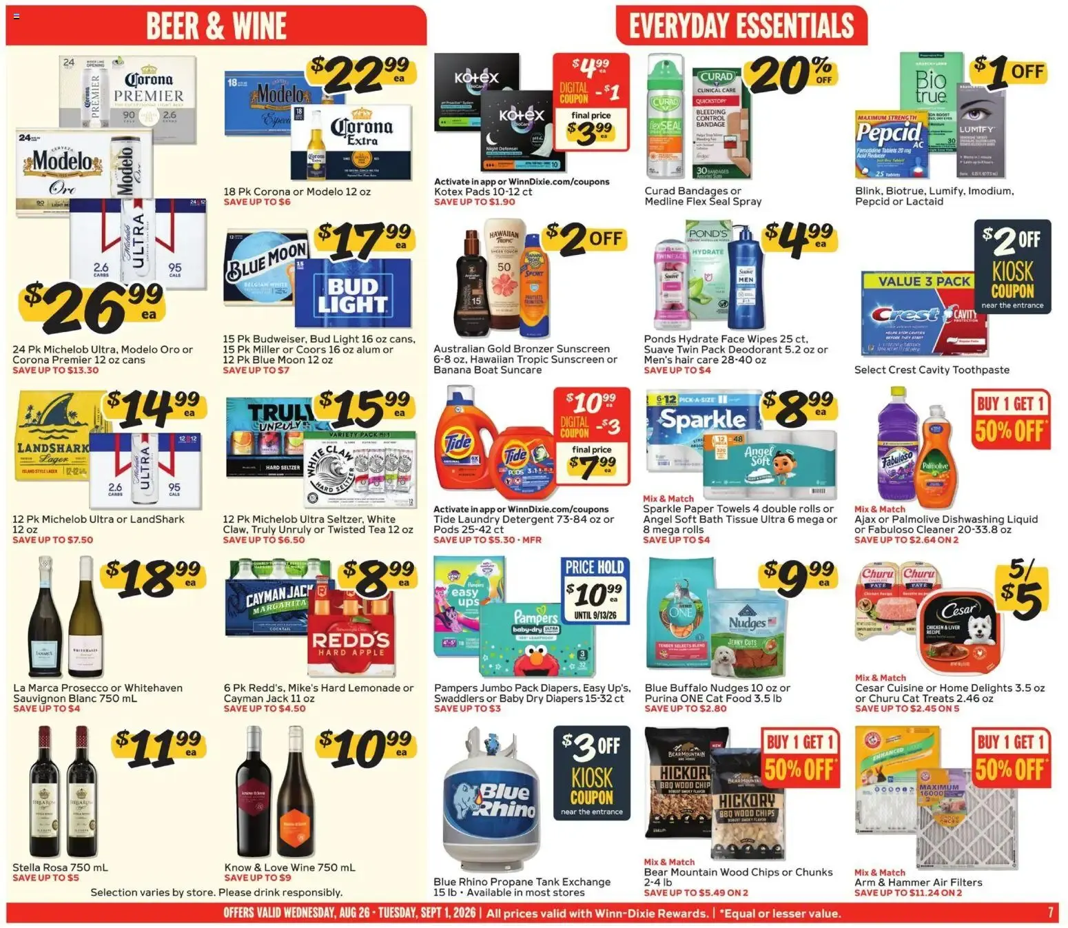 Weekly ad Winn Dixie Weekly Ad (08/26 - 09/01 2026) - Flyer from August 26 to September 1 2026 - Page 7