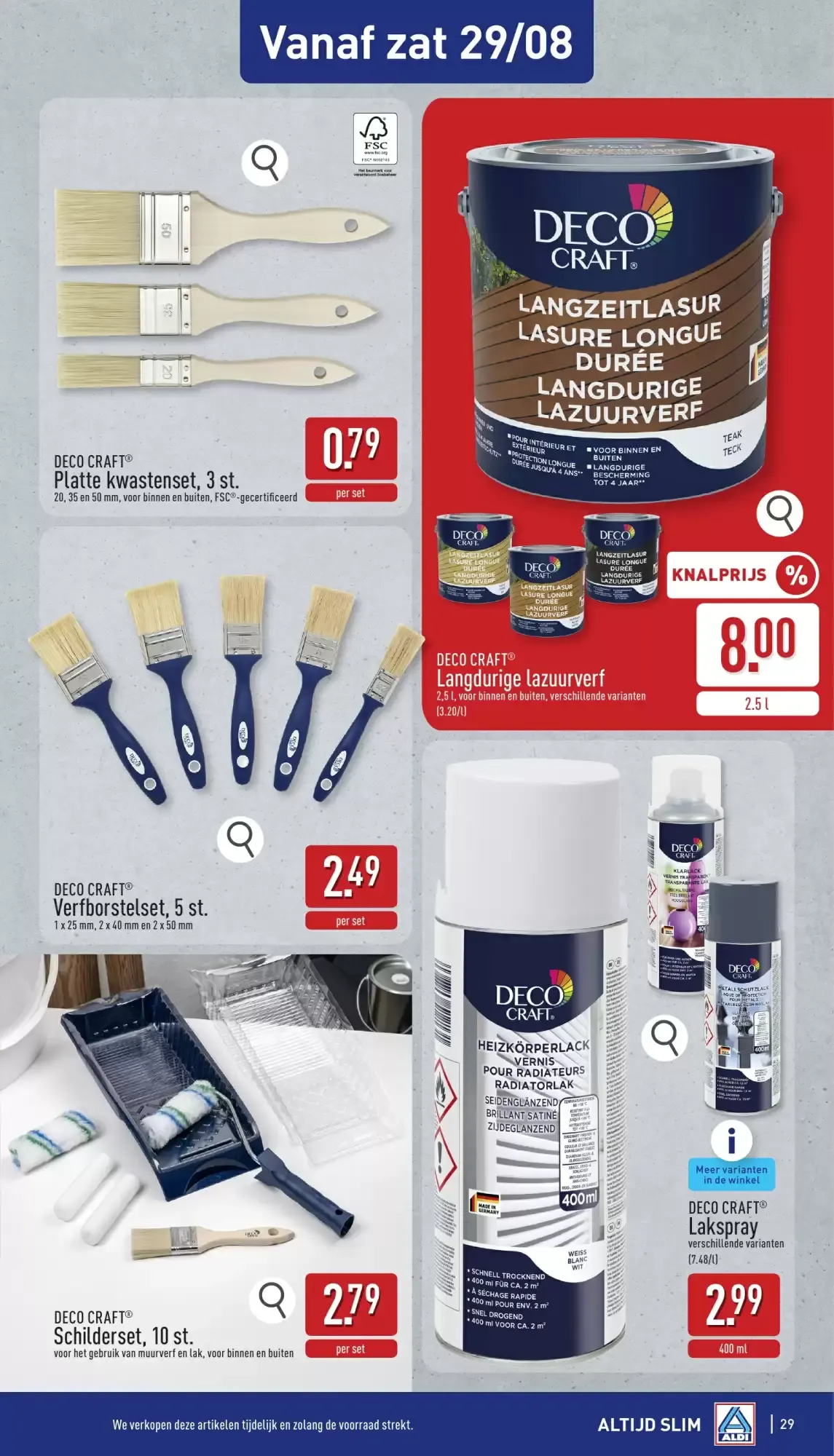 ALDI Folder van ma 24/08 t.e.m. zat 29/08 van 24 augustus tot 29 augustus 2026 - folder pagina 29