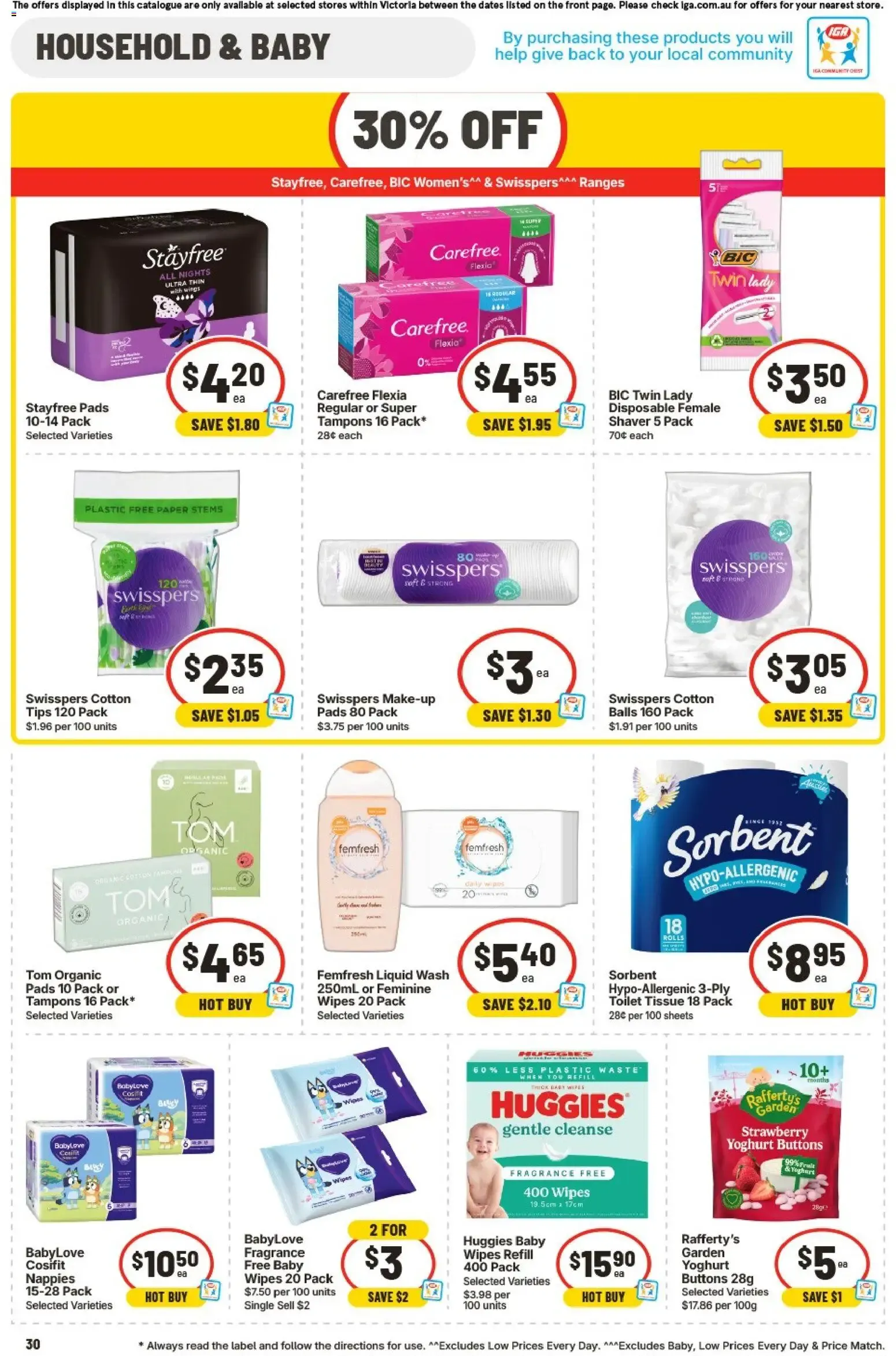 IGA catalogue valid from 12/08/2026 > Online Australia - Catalogue valid from 12 August to 18 August 2026 - page 30