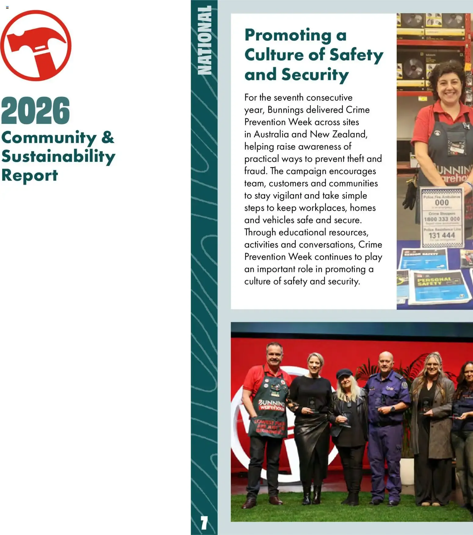 BUNNINGS Australia & New Zealand 2026 Community & Sustainability Report - Catalogue valid from 28 August to 31 October 2026 - page 13