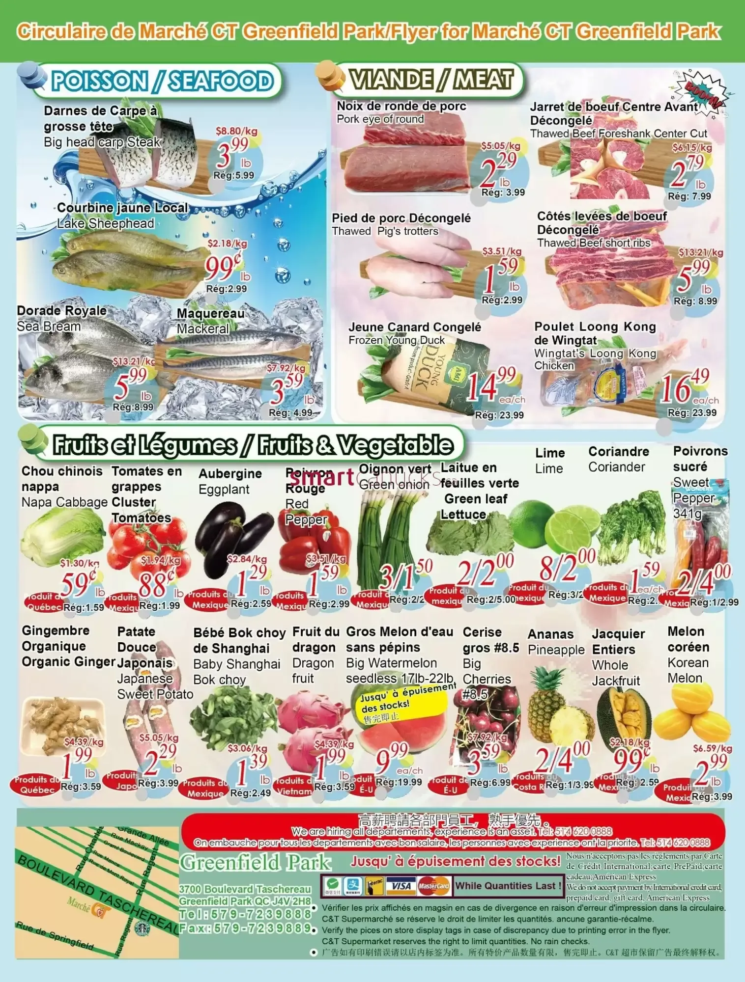 Marché Greenfield Park from July 2 to July 8 2026 - flyer page 2
